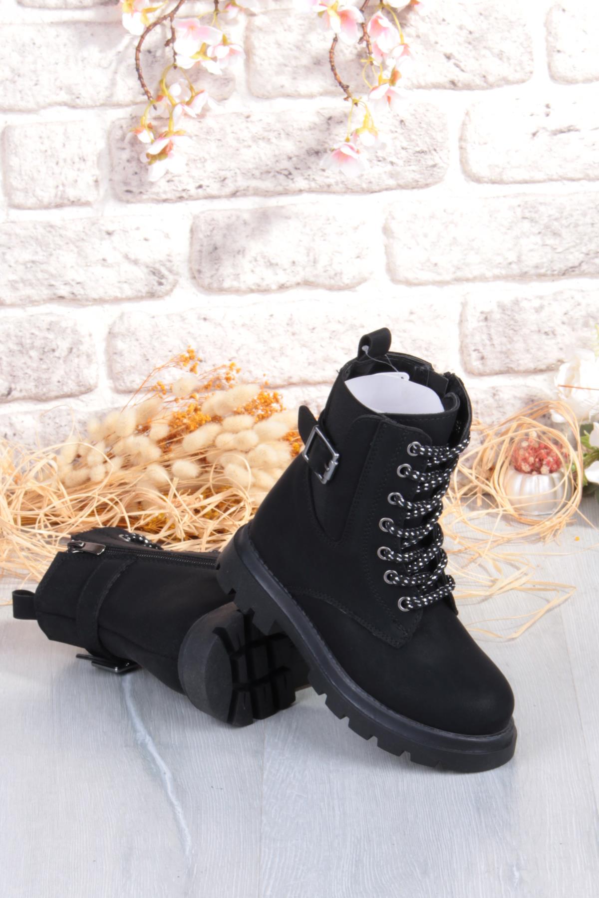 Cool Aleda Anatomik Sıcak Astar Kaymaz Taban Kız Çocuk Bot - Görsel 6