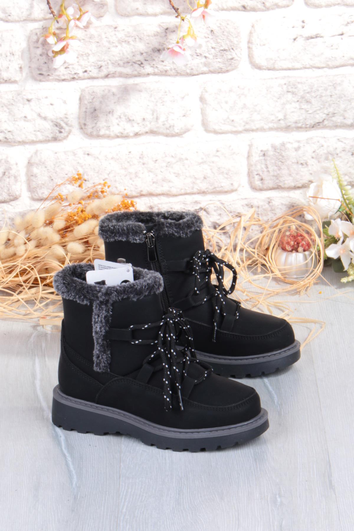 Cool Lina Anatomik Sıcak Astar Kaymaz Taban Kız Çocuk Bot - Görsel 2