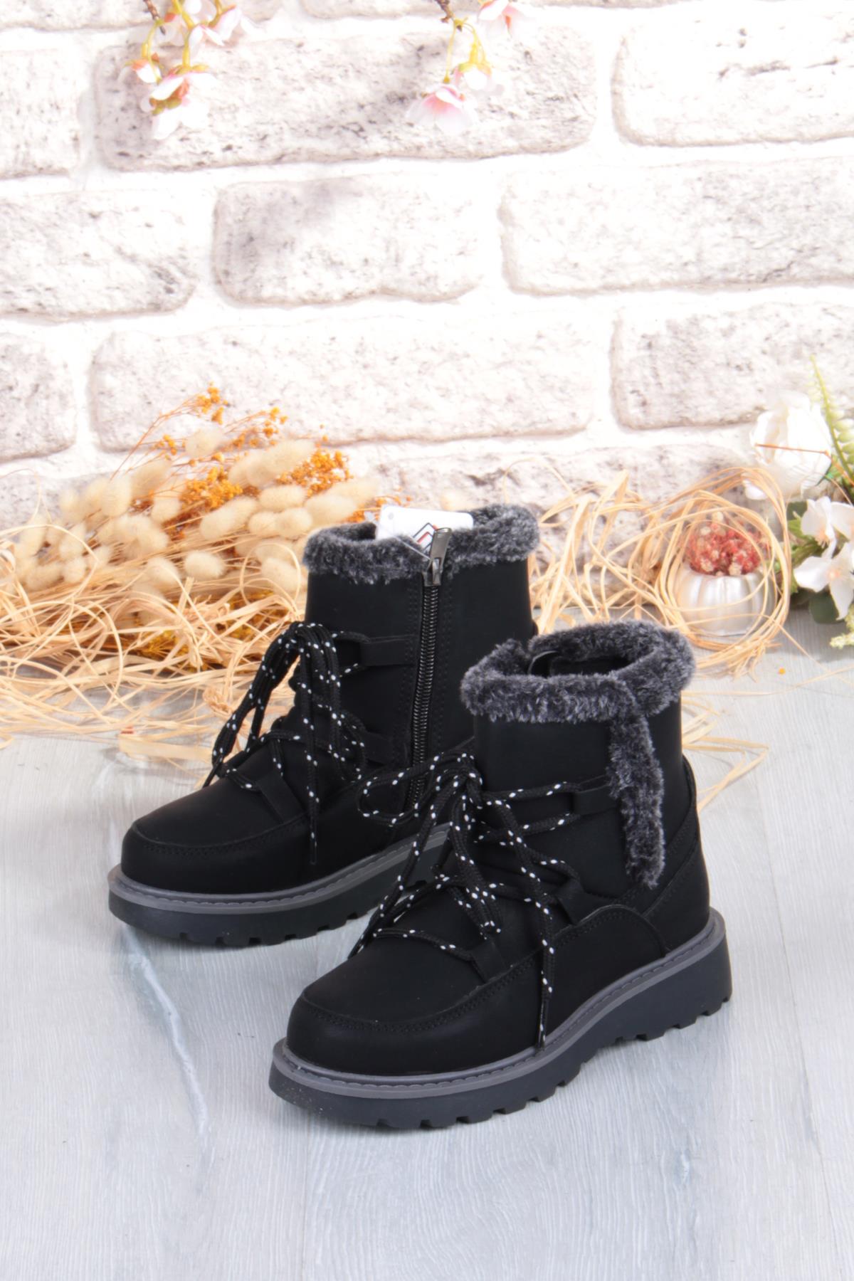 Cool Lina Anatomik Sıcak Astar Kaymaz Taban Kız Çocuk Bot - Görsel 4