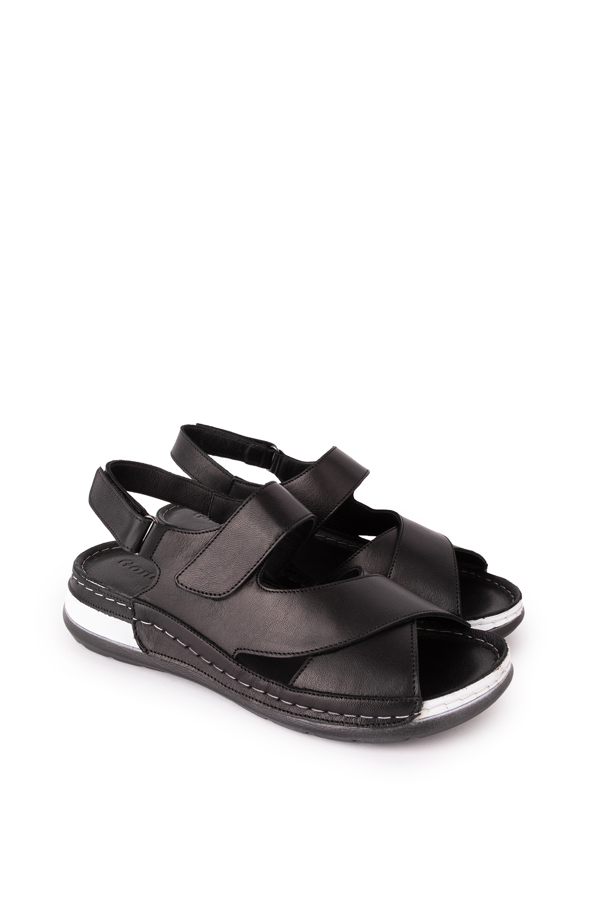 Gondol Kundura Taba Gondol Kundura Gondol Hakiki Kadın Deri Anatomik Taban Sandalet iz.4601