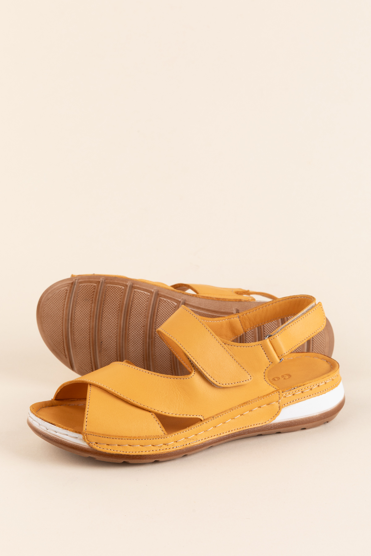 Gondol Kadın Hakiki Deri Anatomik Taban Sandalet iz.4601 - Görsel 4