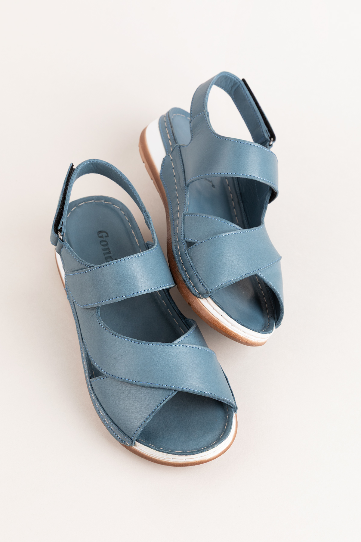 Gondol Kadın Hakiki Deri Anatomik Taban Sandalet iz.4601 - Görsel 4