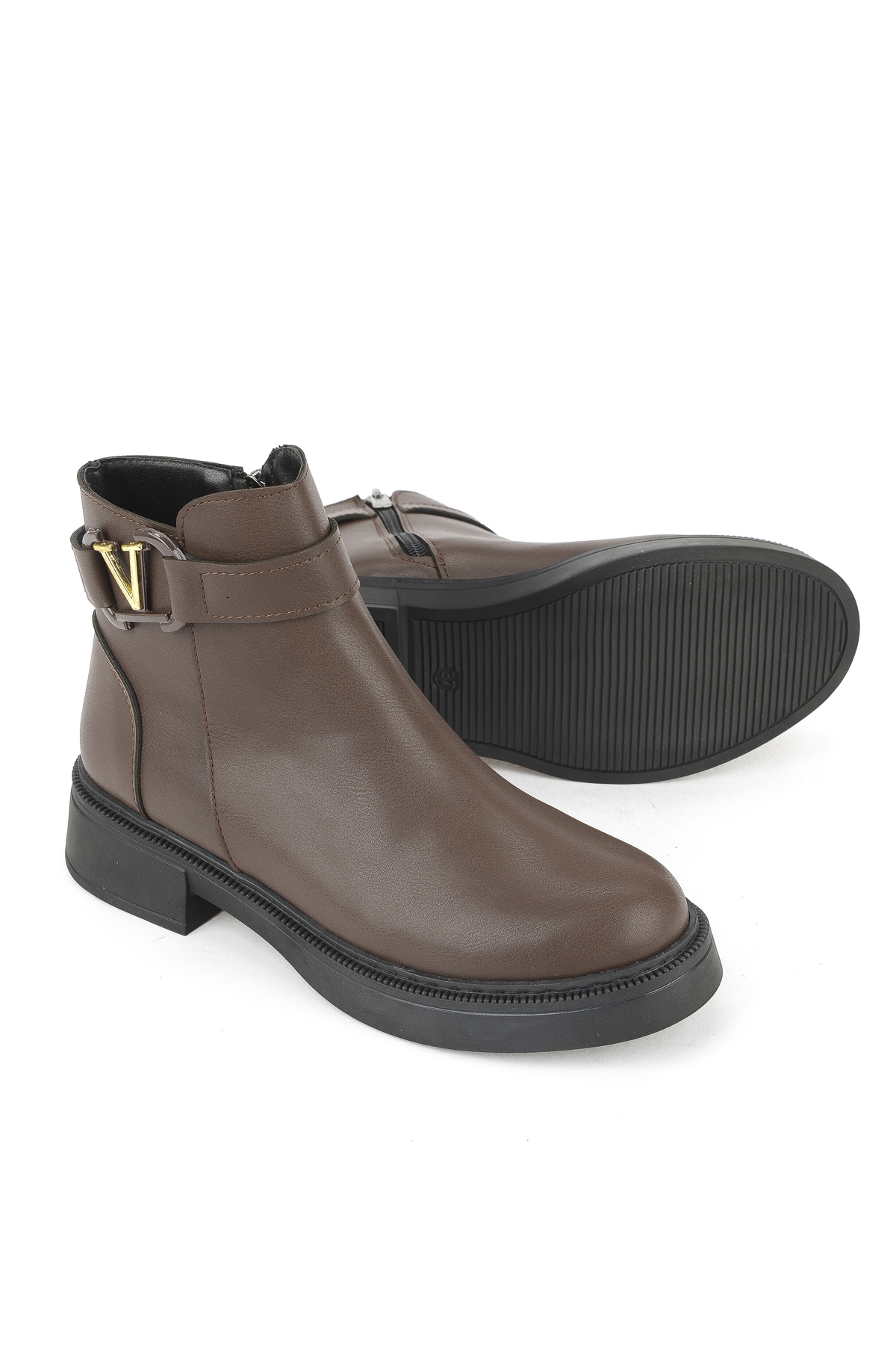 Kadın Bot 1531044Z4009 Kahve - Görsel 5