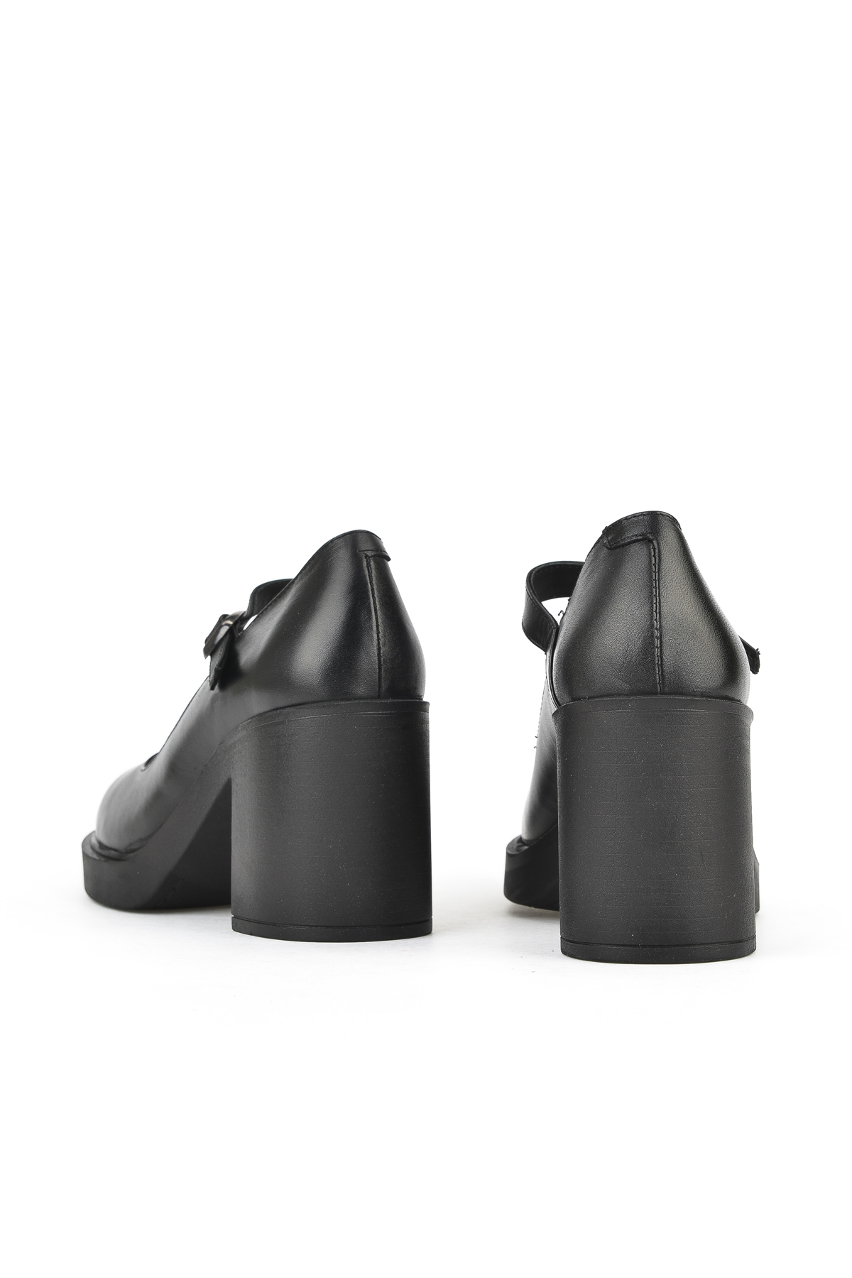 Kadın Hakiki Deri Ayakkabı 1531050Z25101802Y Siyah - Görsel 4