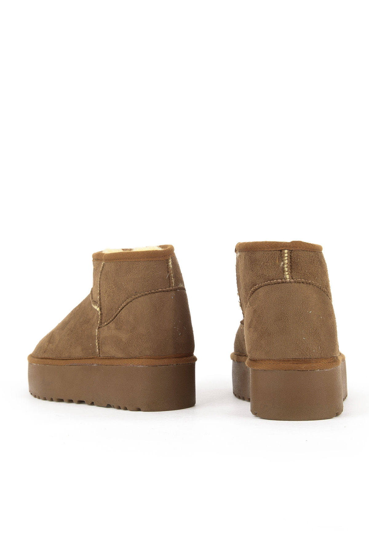 Suni Kürklü Kadın Bot 1531044Z1002 Taba - Görsel 4