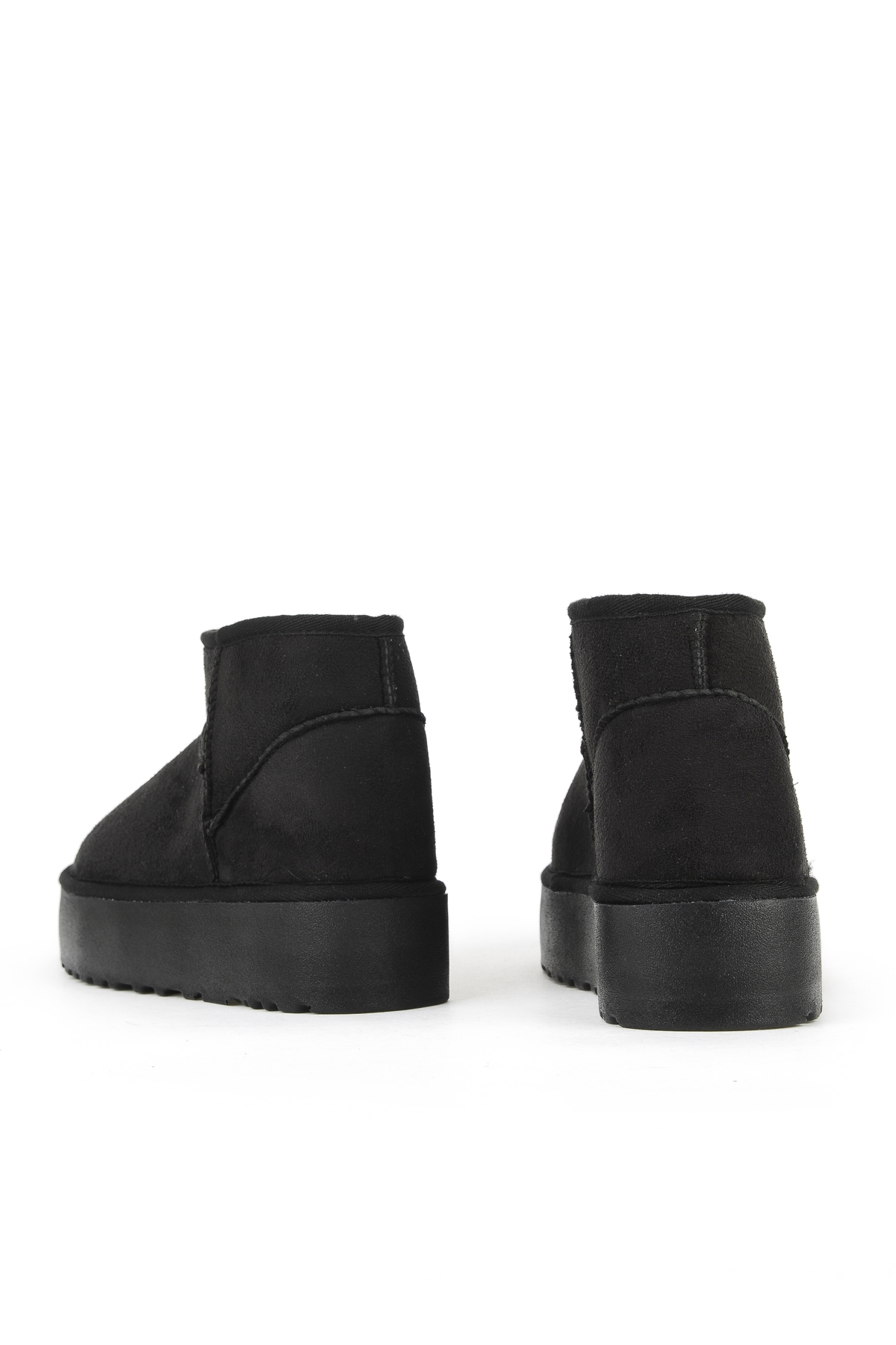 Suni Kürklü Kadın Bot 1531044Z1002 Siyah - Görsel 4