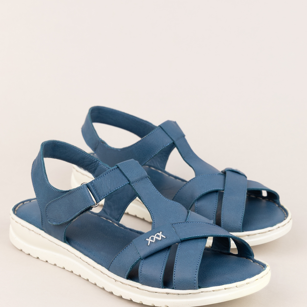 Gondol Hakiki Deri Rahat Günlük Sandalet asy.710 - Görsel 2