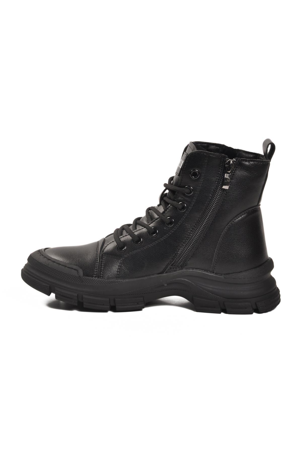 Fermuarlı Neptün Z Siyah Kadın Bot - Görsel 3
