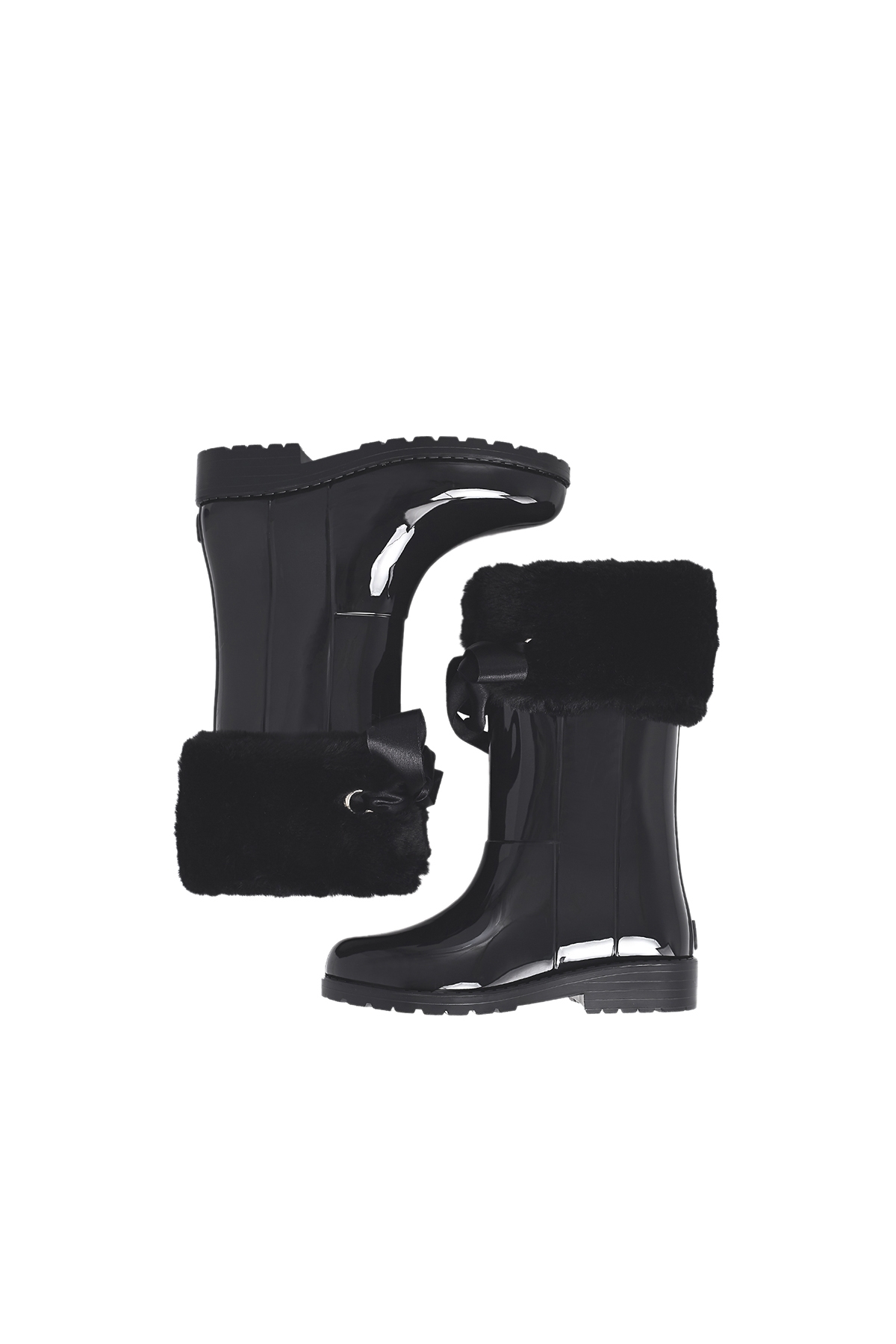 Unisex Çocuk Yağmur Çizmesi W10239 SİYAH - Görsel 5