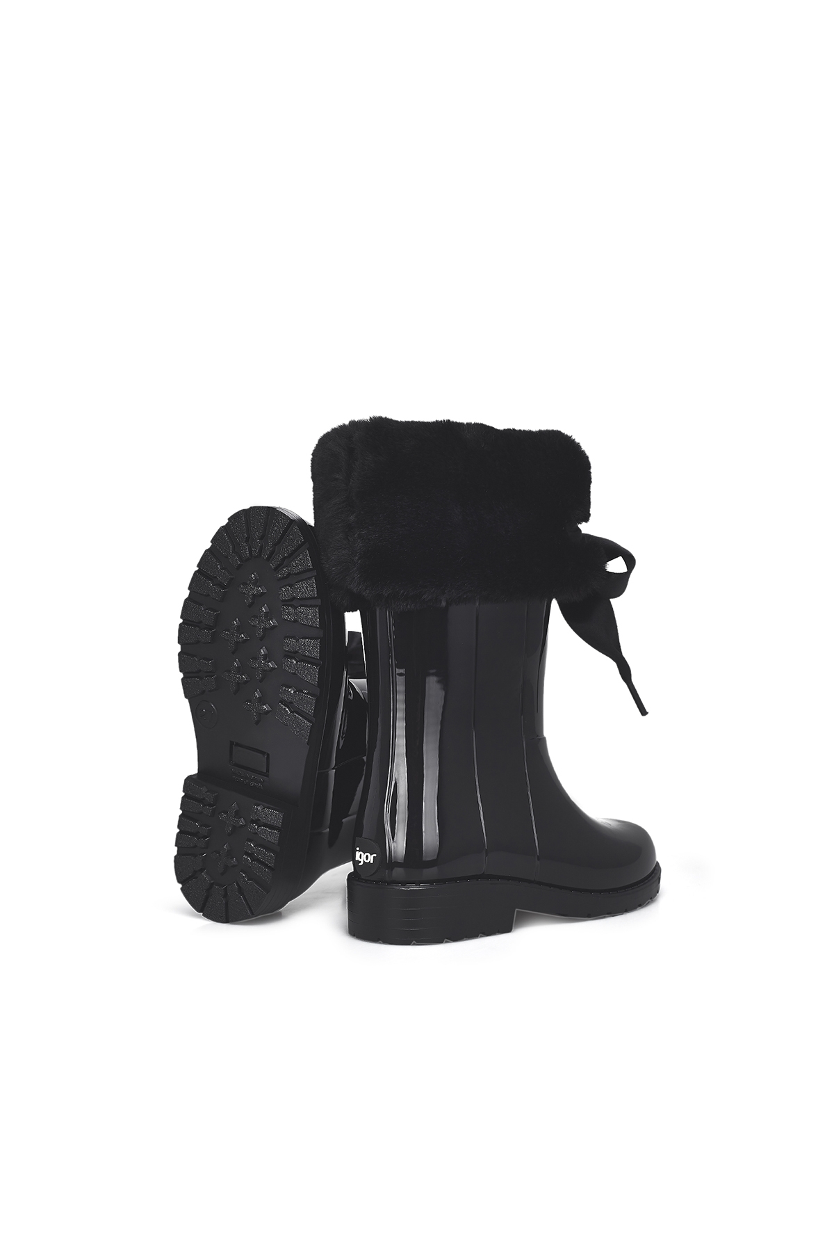 Unisex Çocuk Yağmur Çizmesi W10239 SİYAH - Görsel 6