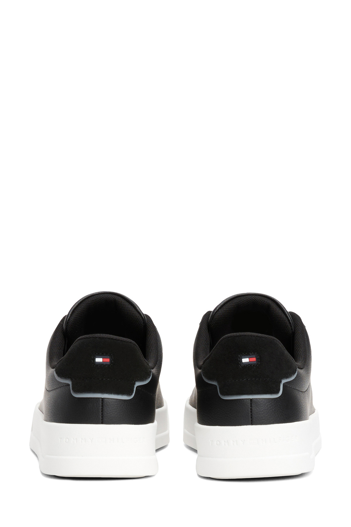 Tommy Hilfiger TH COURT LTH DETAIL ESS Siyah Erkek Sneaker - Görsel 5