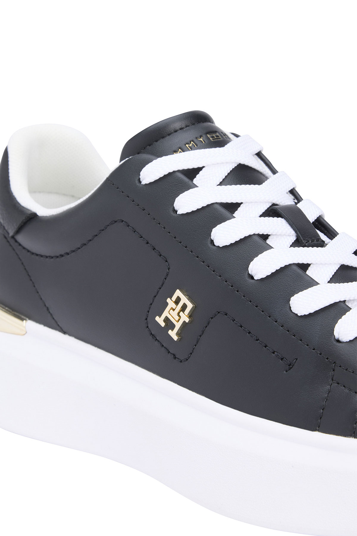 TH FASHION COURT SNEAKER Siyah Kadın Sneaker - Görsel 7