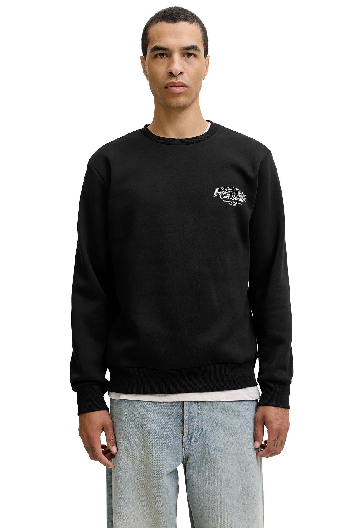 chacoco34❤️ JJMAKOTO SWEAT ZIP HOOD Siyah Erkek Fermuarlı Sweatshirt Fiyatları