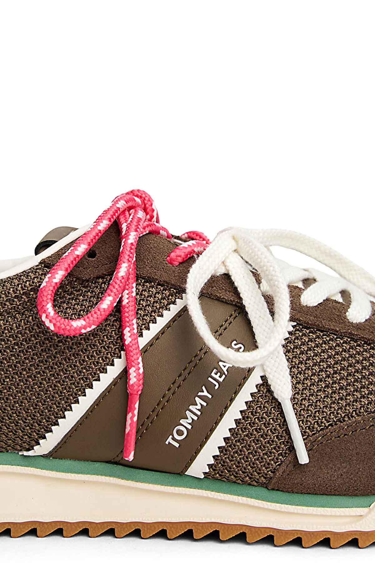 Tommy Hilfiger TJW LOW PROFILE RUNNER Haki Kadın Sneaker - Görsel 6