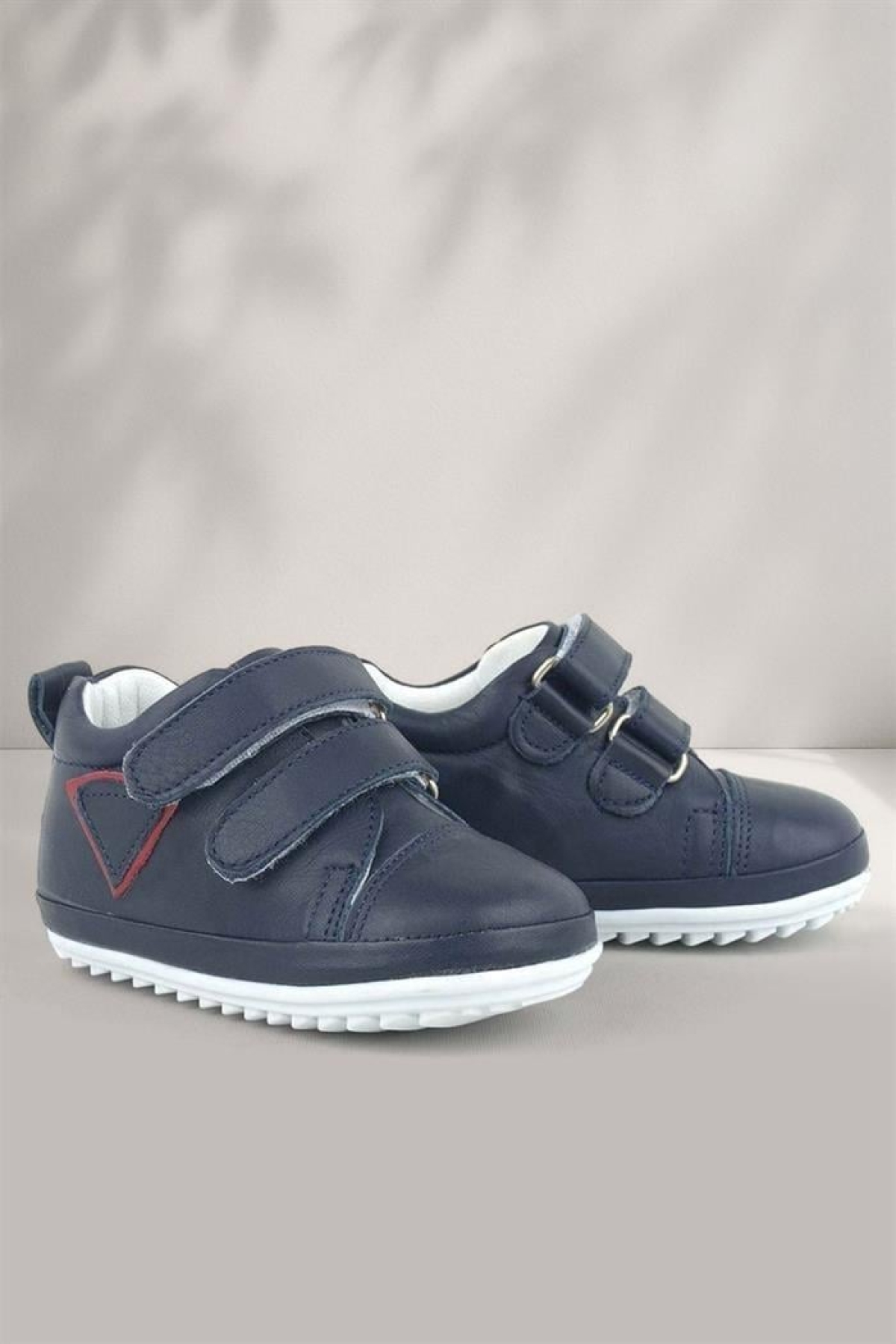 Scrat Hakiki Deri Lacivert İlk Adım Bebek Ayakkabı - Görsel 2
