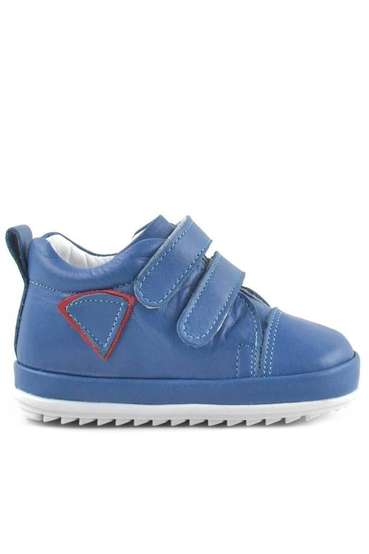 Scrat Hakiki Deri Mavi İlk Adım Ayakkabısı - Görsel 4