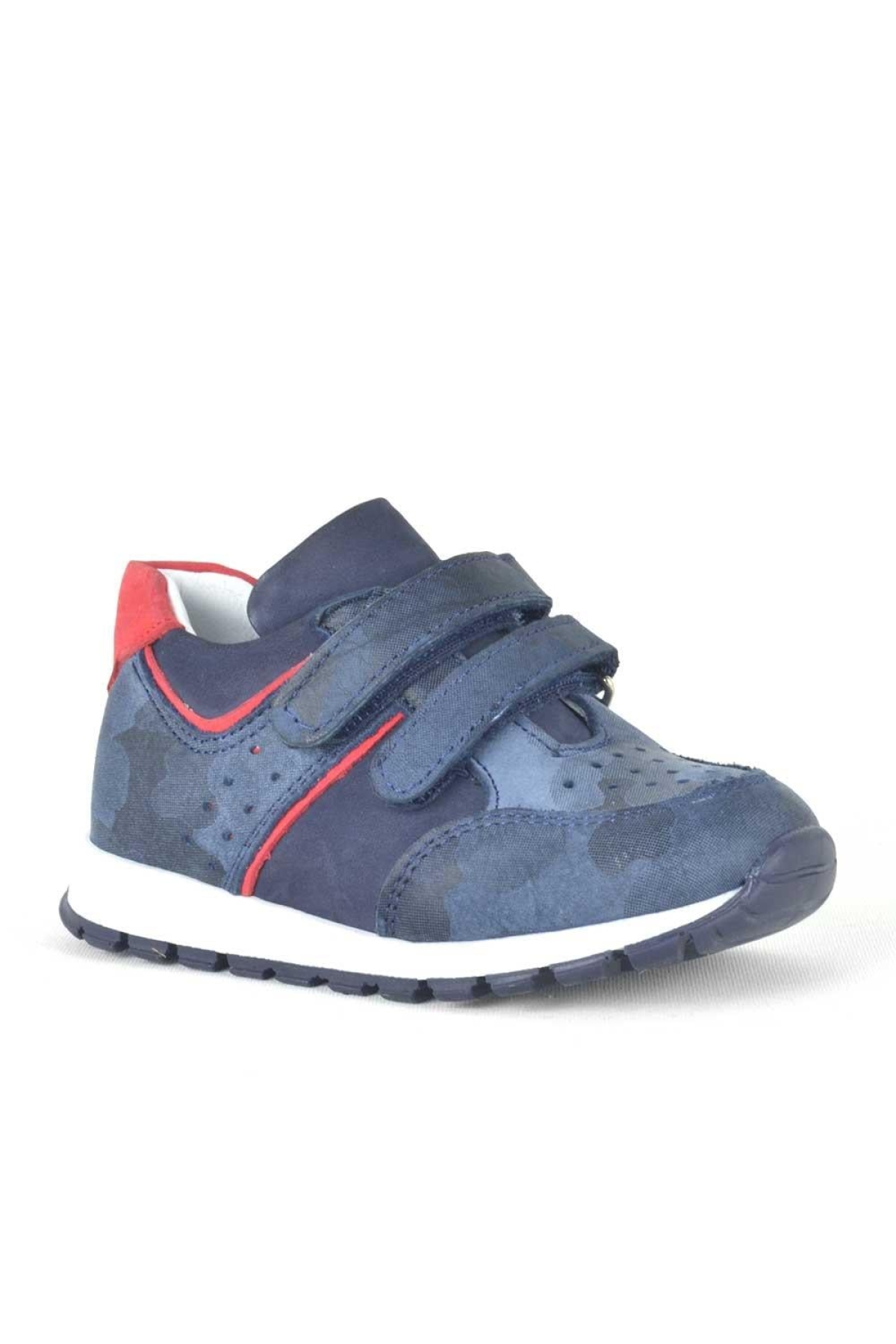 Hakiki Deri Lacivert Anatomik Erkek Bebek Spor Ayakkabı - Görsel 2