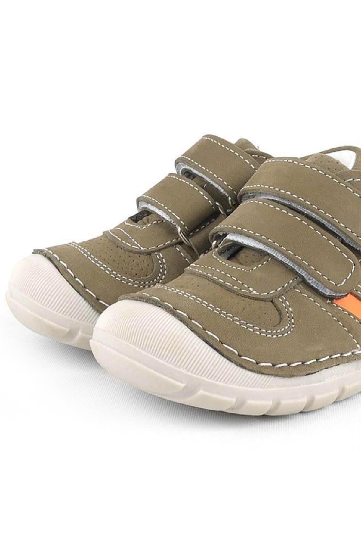 Grizzy Hakiki Deri Haki İlk Adım Unisex Bebek Ayakkabısı - Görsel 7