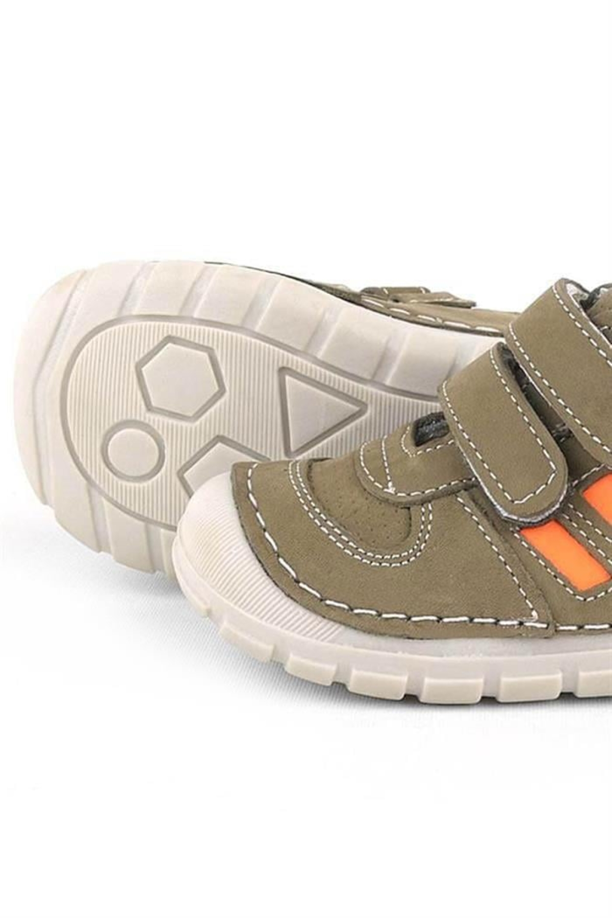 Grizzy Hakiki Deri Haki İlk Adım Unisex Bebek Ayakkabısı - Görsel 8
