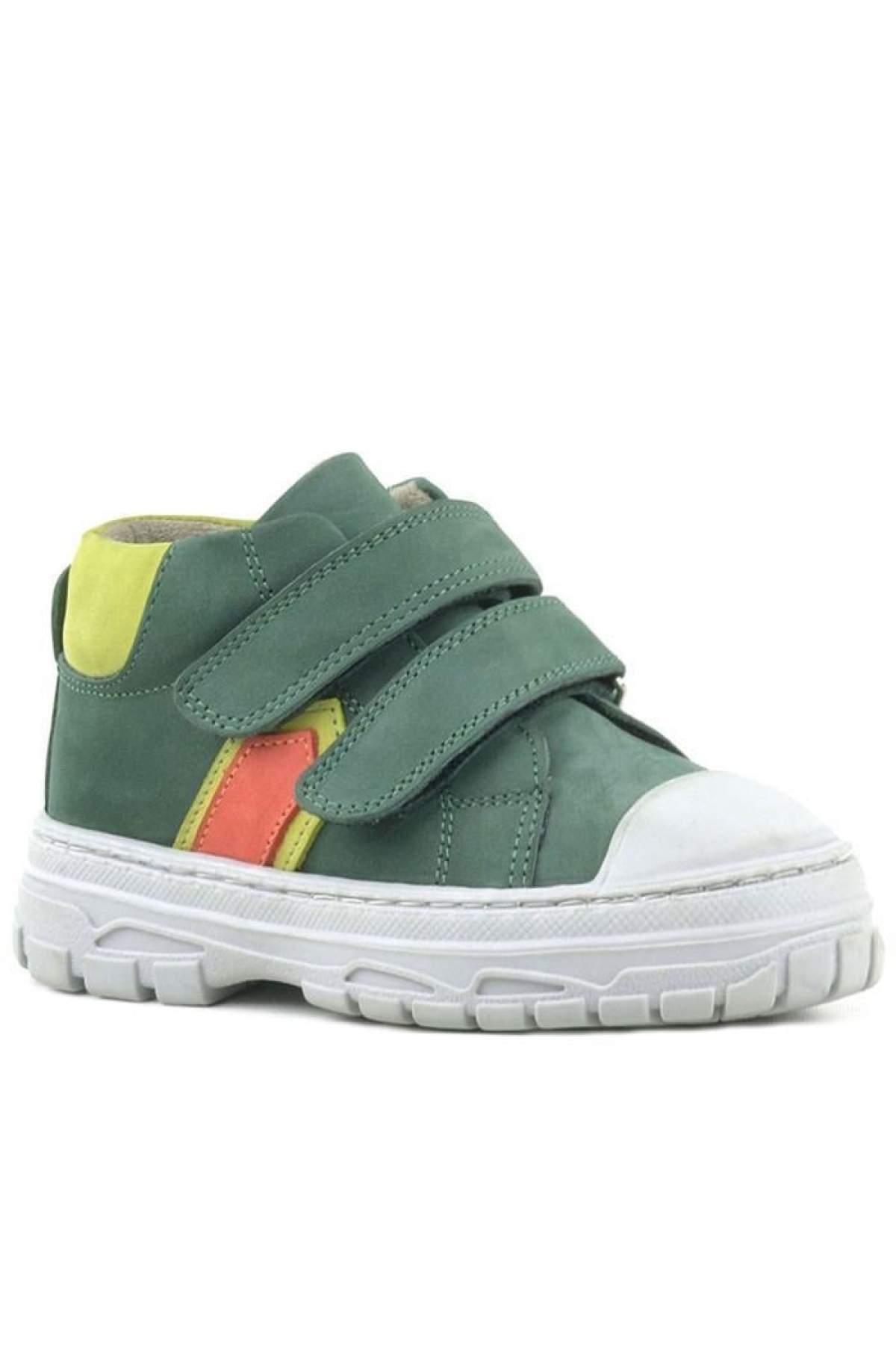 Tails Hakiki Deri Yeşil Cırtlı Çocuk Spor Bot - Görsel 2
