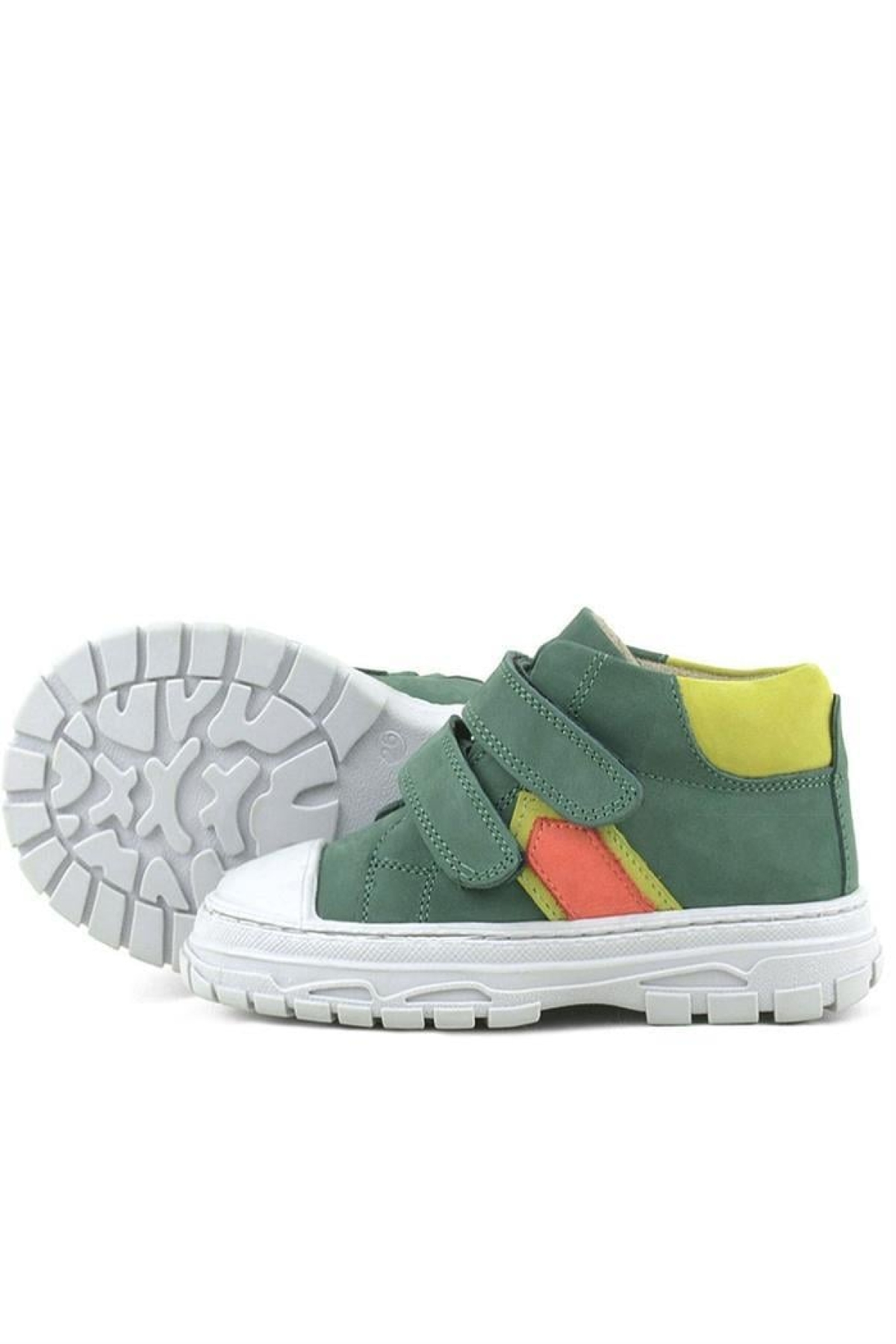 Tails Hakiki Deri Yeşil Cırtlı Çocuk Spor Bot - Görsel 7