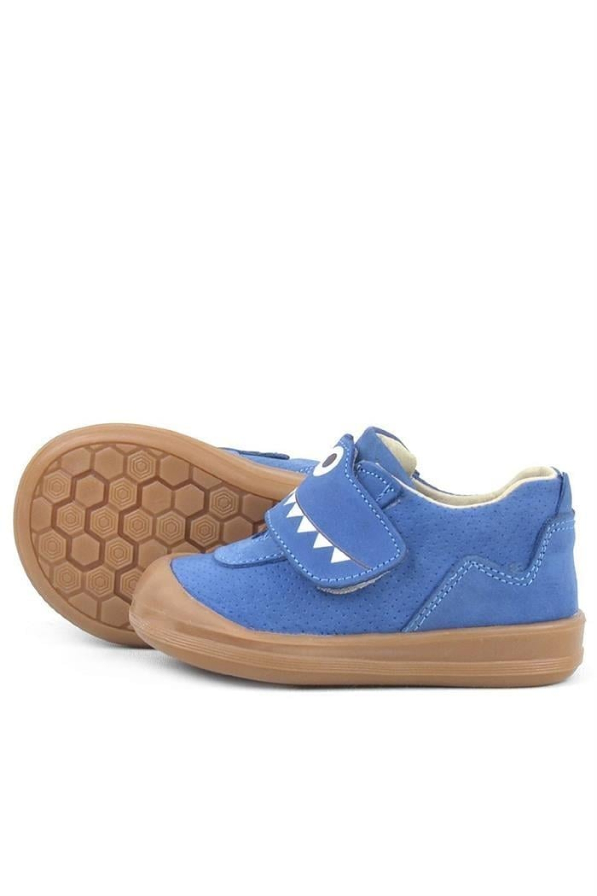 Dino Hakiki Deri Lacivert Yüksek Bilekli Bebek Ayakkabı - Görsel 8