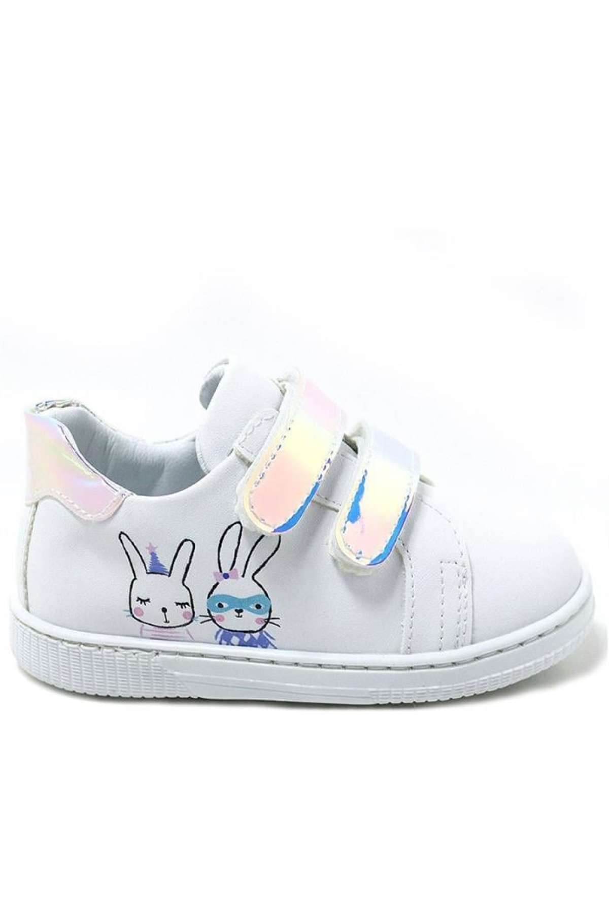 Artico Miclou Beyaz Cırtlı Kız Bebek Spor Ayakkabı - Görsel 3