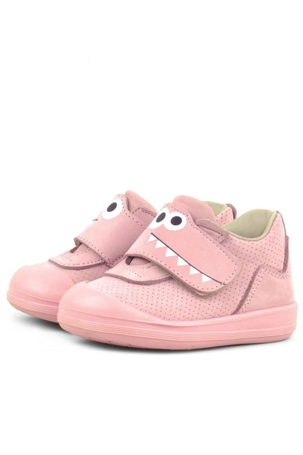 Dino Hakiki Deri Pudra Yüksek Bilekli Bebek Ayakkabı - Görsel 6