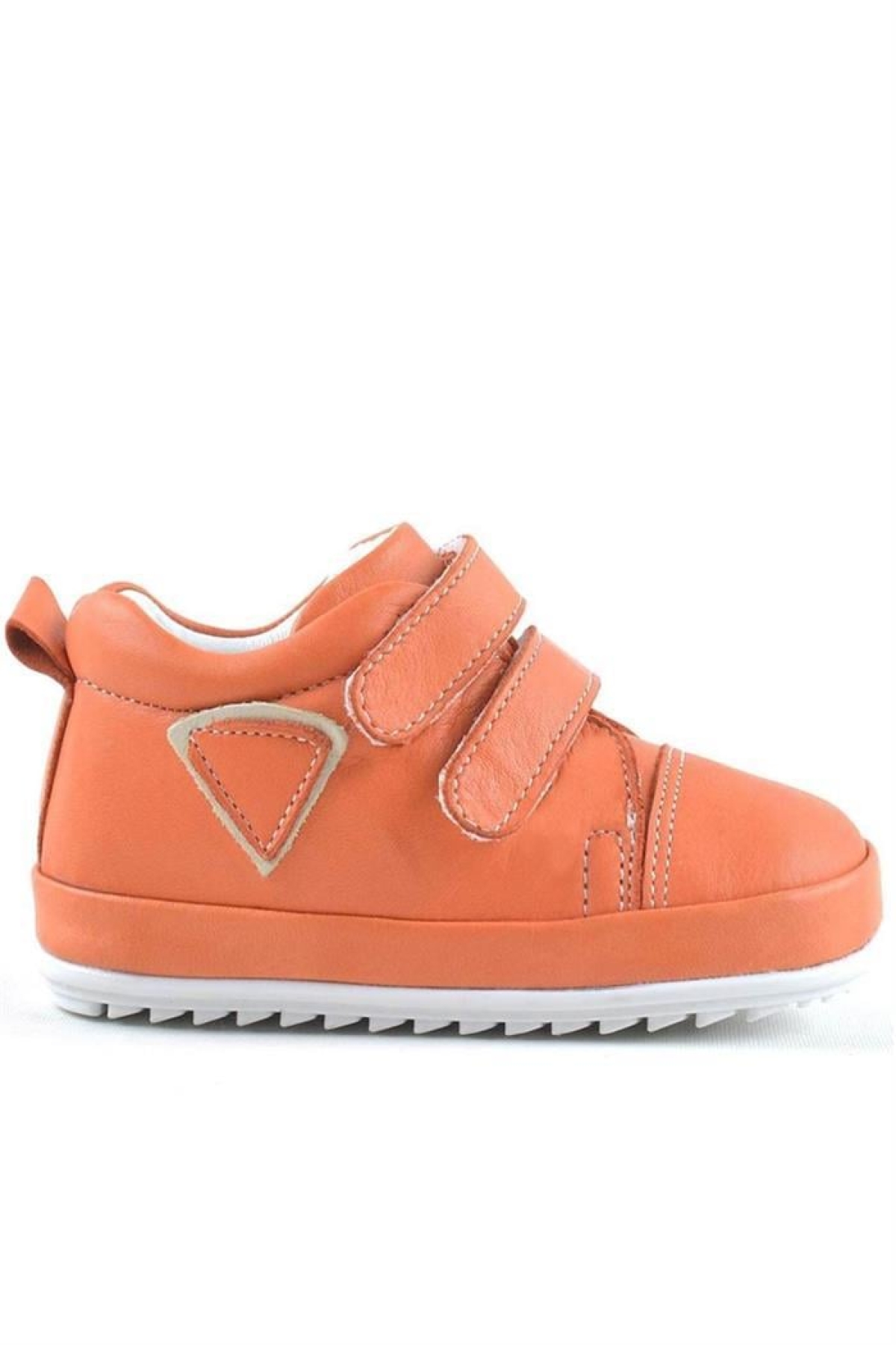 Scrat Hakiki Deri Turuncu İlk Adım Ayakkabısı - Görsel 4