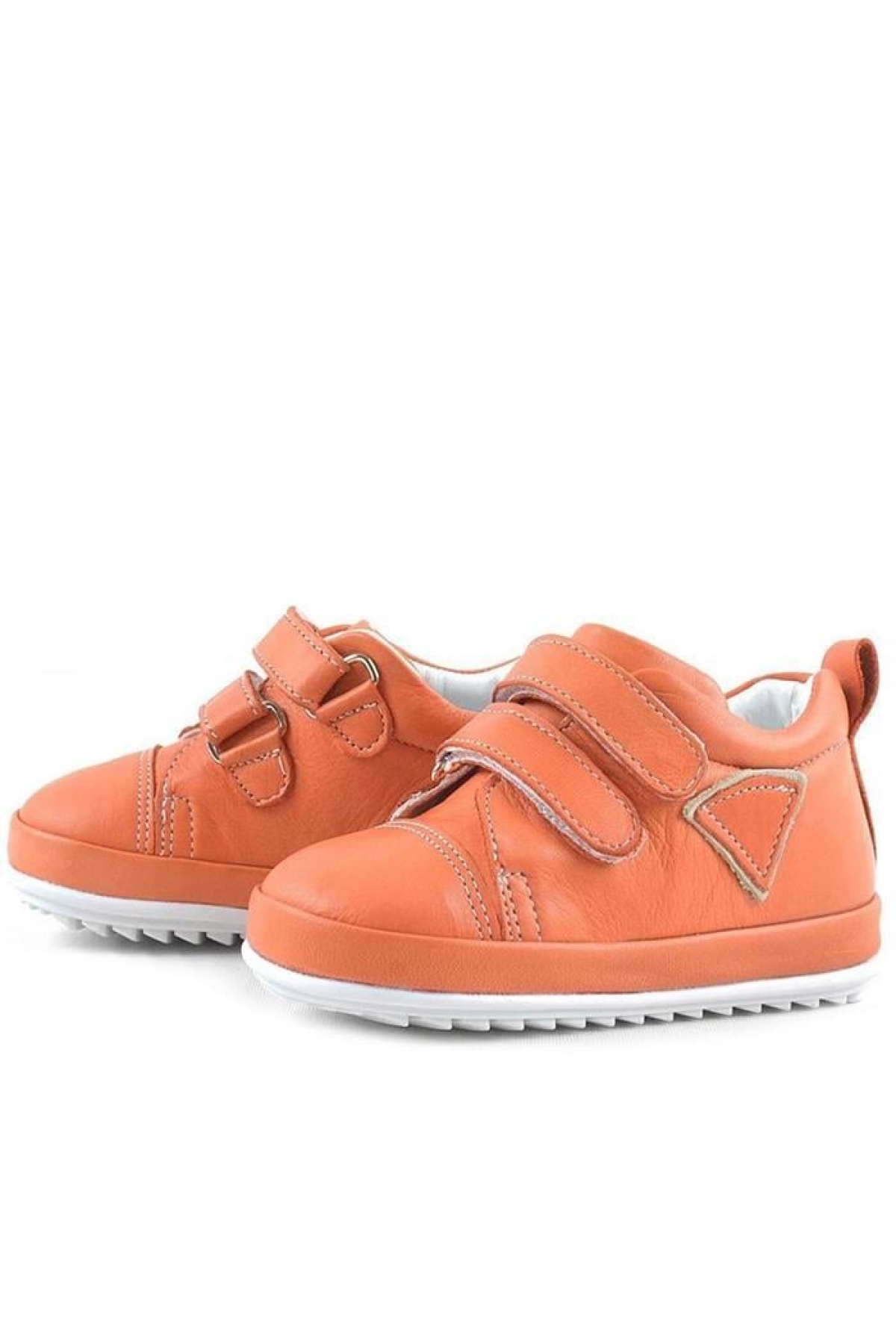Scrat Hakiki Deri Turuncu İlk Adım Ayakkabısı - Görsel 5