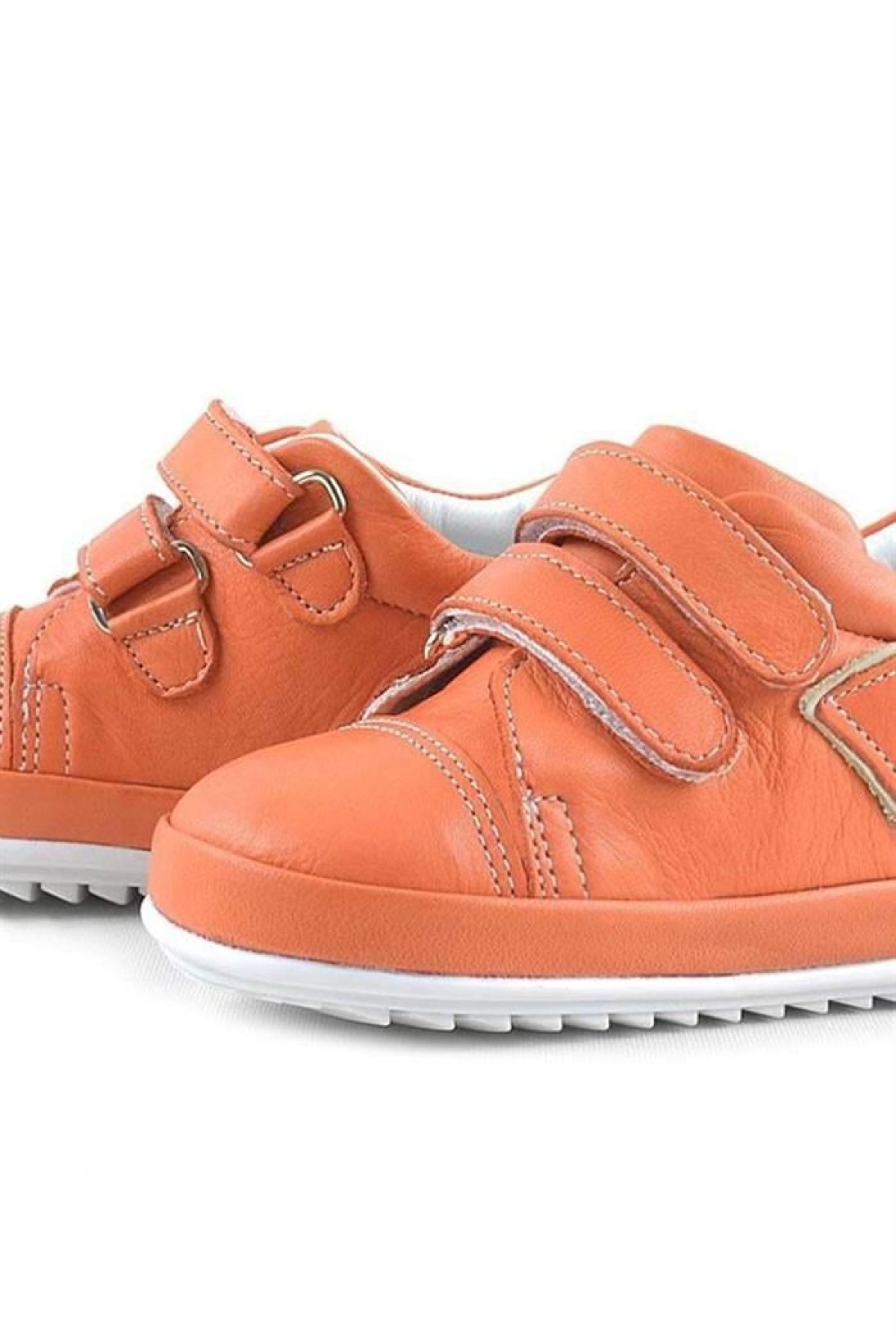 Scrat Hakiki Deri Turuncu İlk Adım Ayakkabısı - Görsel 8