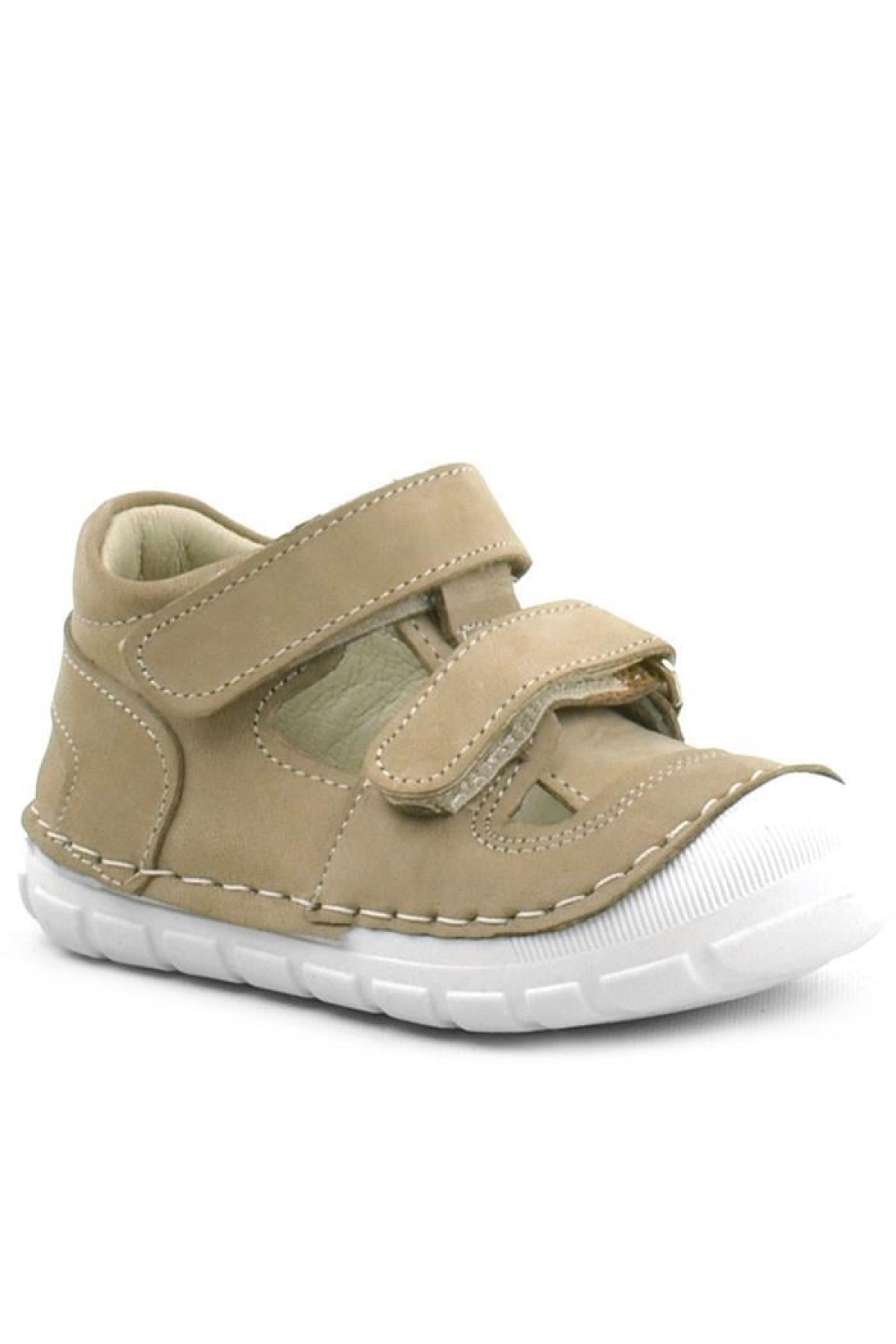 Ruby Hakiki Deri Vizon Yazlık İlk Adım Ayakkabısı - Görsel 2
