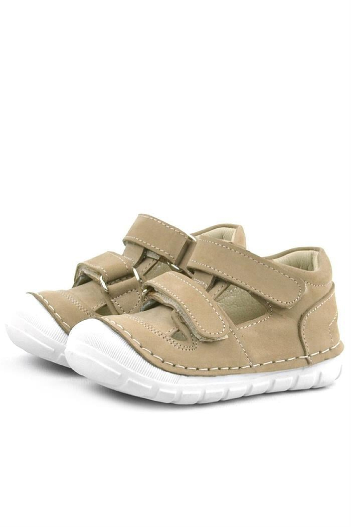 Ruby Hakiki Deri Vizon Yazlık İlk Adım Ayakkabısı - Görsel 4