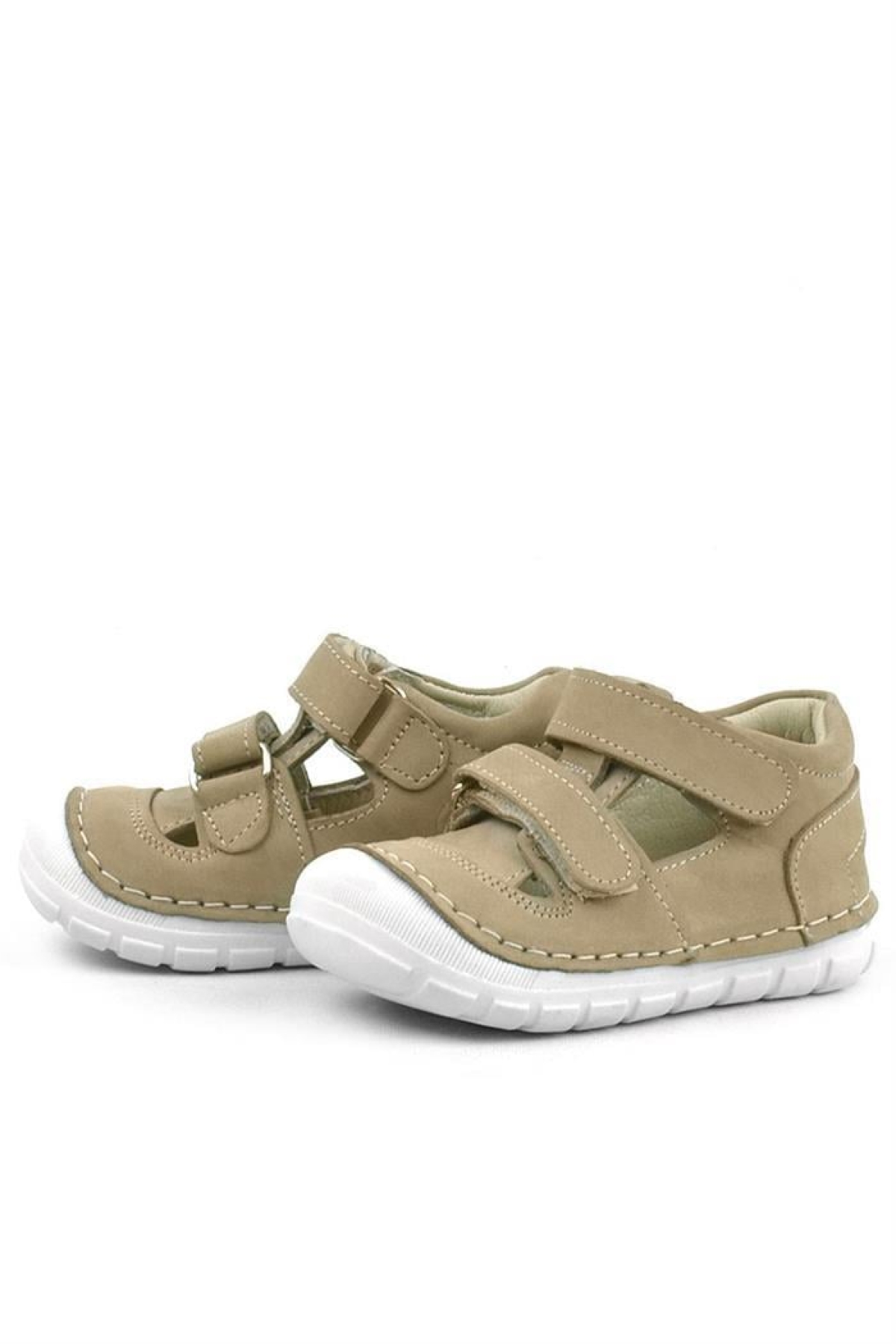 Ruby Hakiki Deri Vizon Yazlık İlk Adım Ayakkabısı - Görsel 5