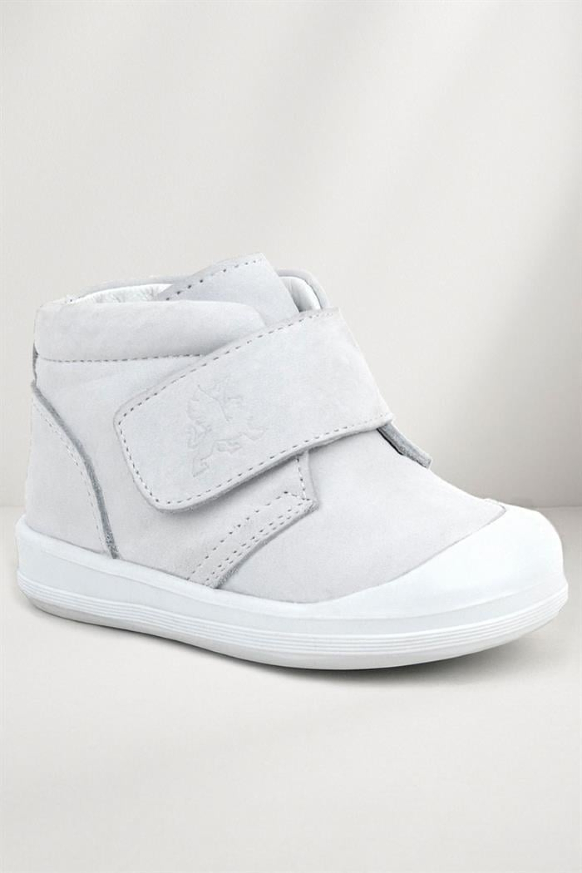 Yoohoo Hakiki Deri Beyaz Cırtlı Kız Bebek Bot - Görsel 2