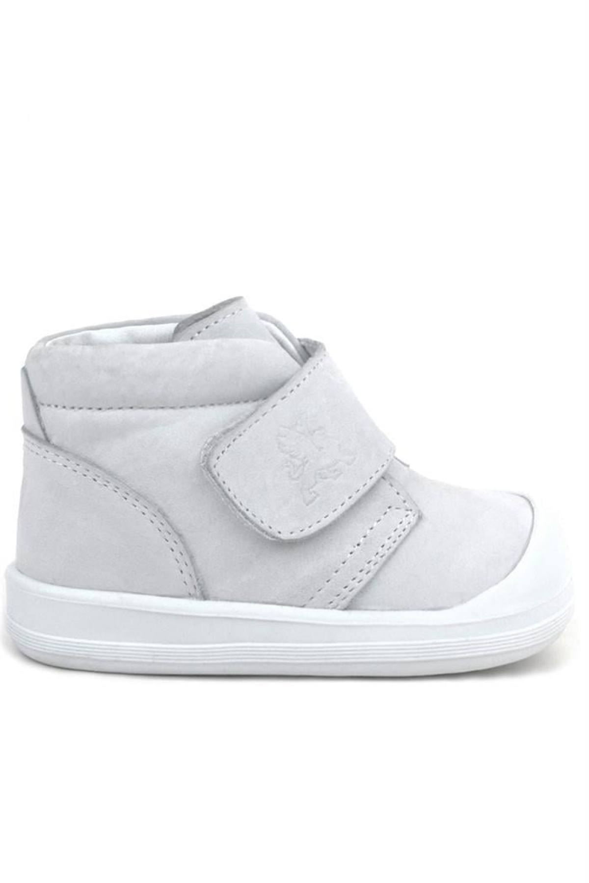 Yoohoo Hakiki Deri Beyaz Cırtlı Kız Bebek Bot - Görsel 4