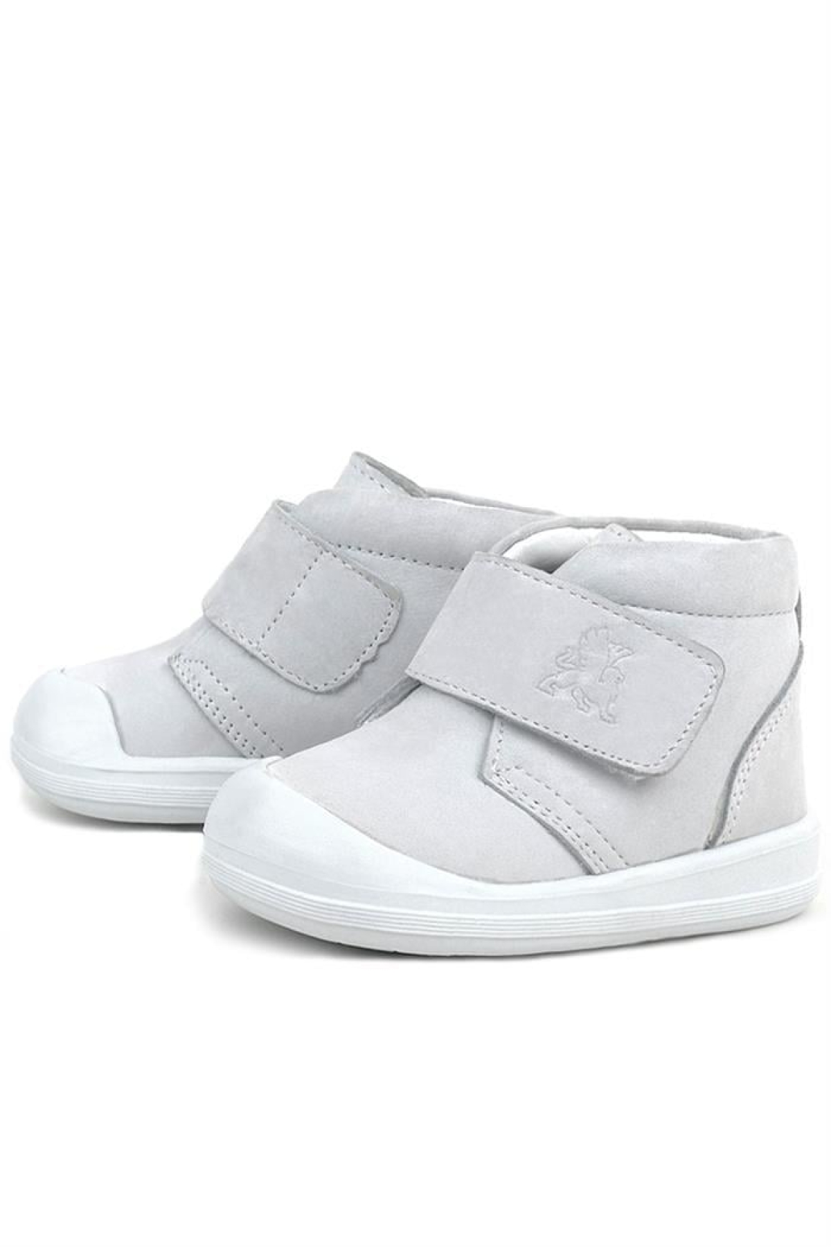 Yoohoo Hakiki Deri Beyaz Cırtlı Kız Bebek Bot - Görsel 7