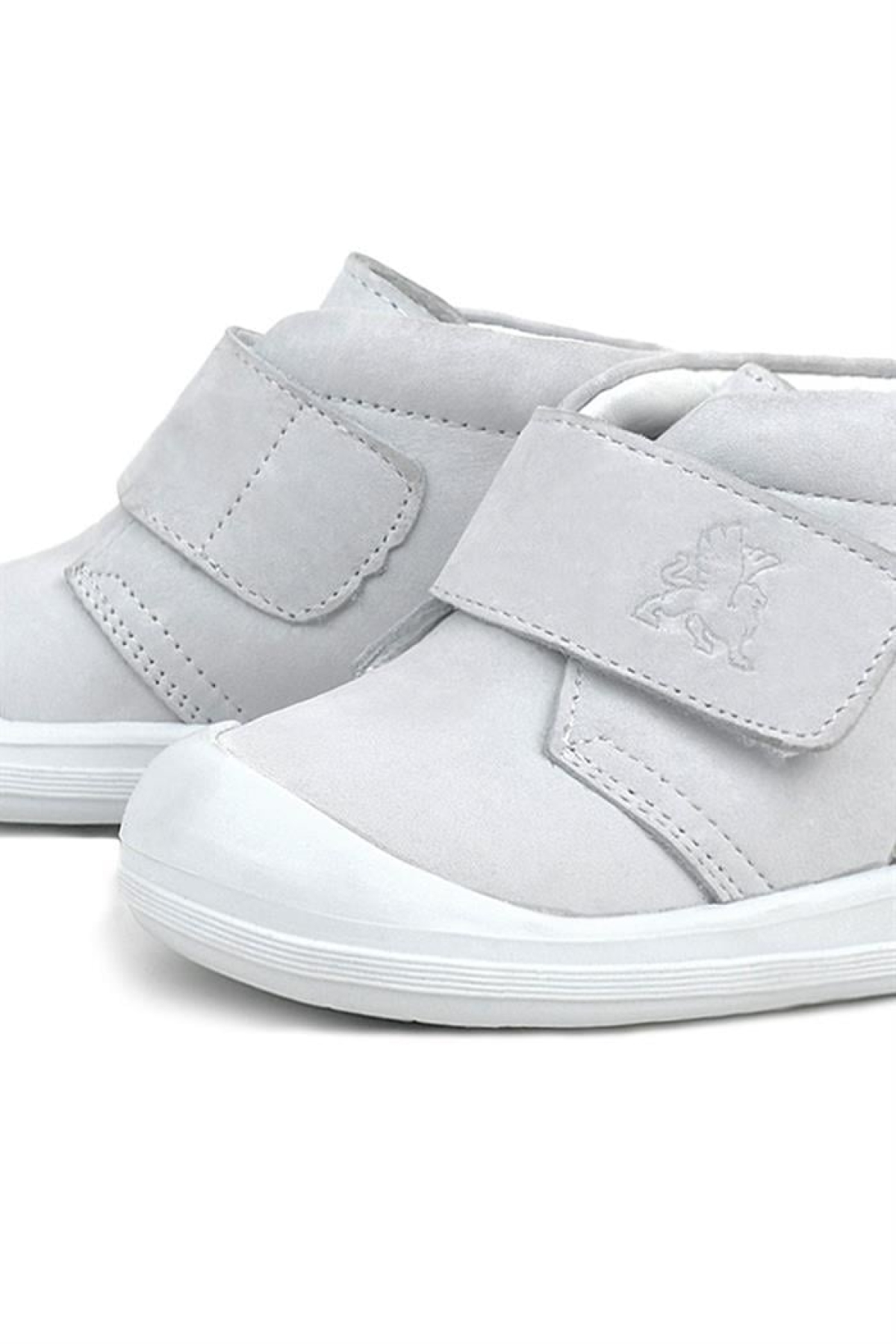 Yoohoo Hakiki Deri Beyaz Cırtlı Kız Bebek Bot - Görsel 9