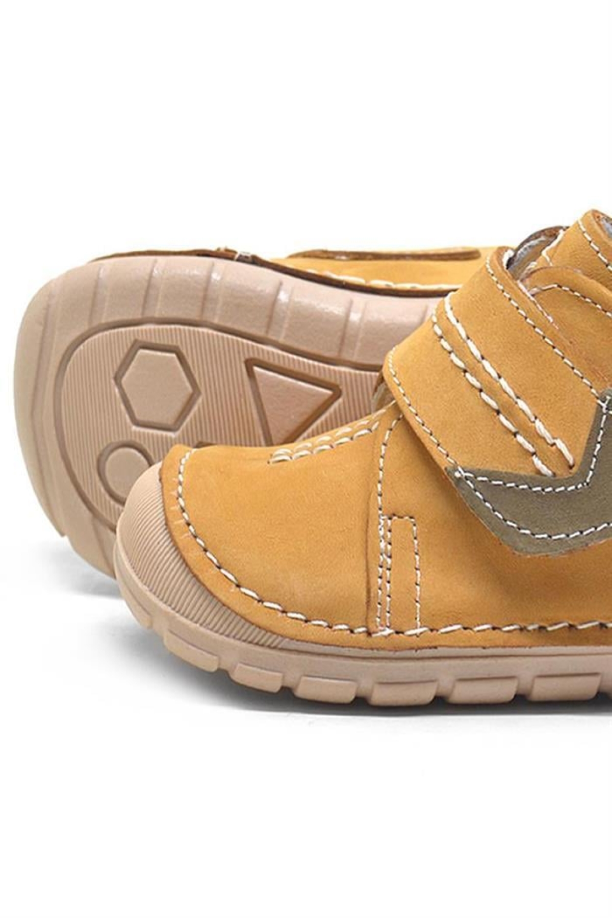 Popeye Hakiki Deri Taba İlk Adım Unisex Bebek Ayakkabısı - Görsel 3