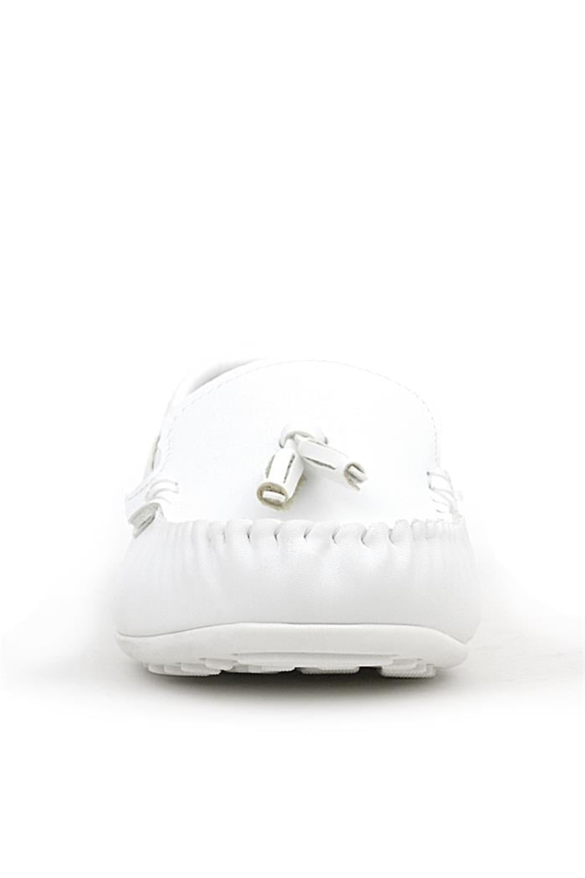 Beyaz Cilt Erkek Çocuk Makosen Ayakkabı - Görsel 5