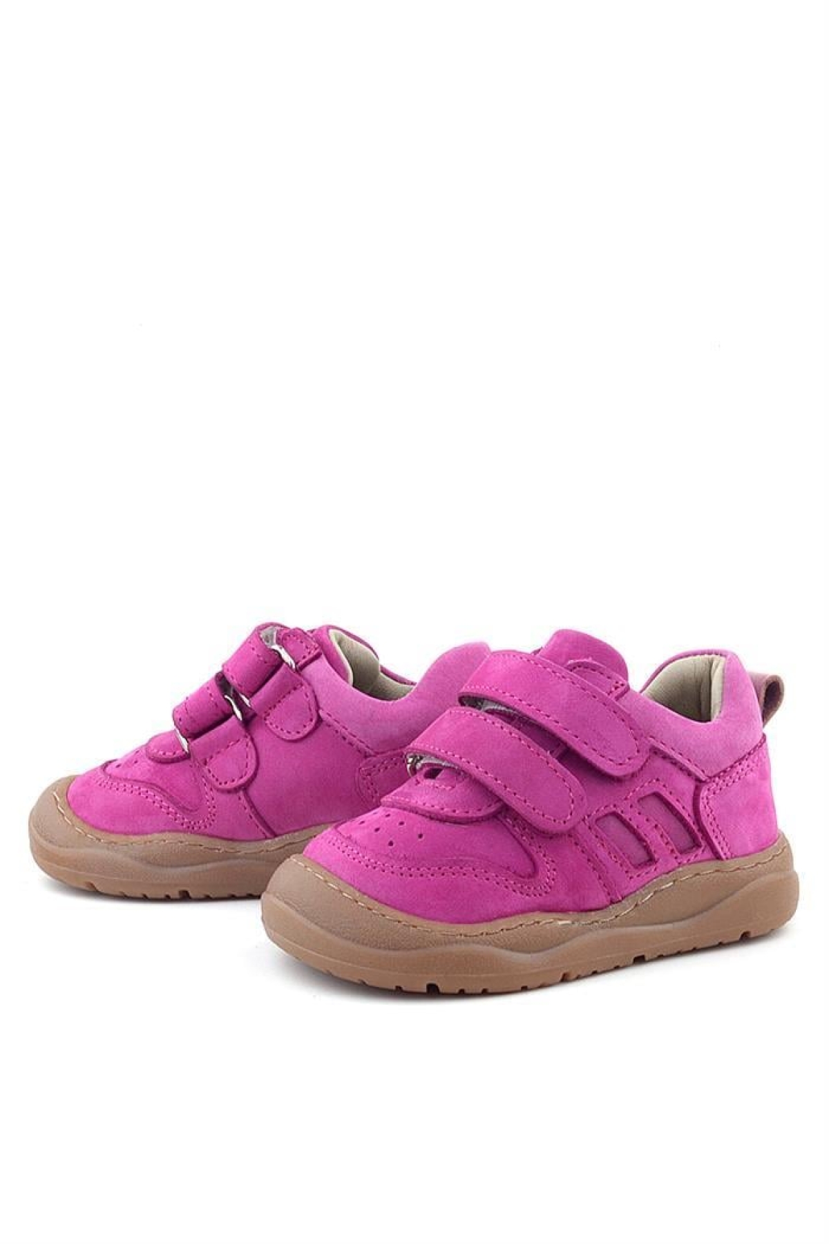 Schaggy Hakiki Deri Fuşya Bebek Spor Ayakkabı - Görsel 6