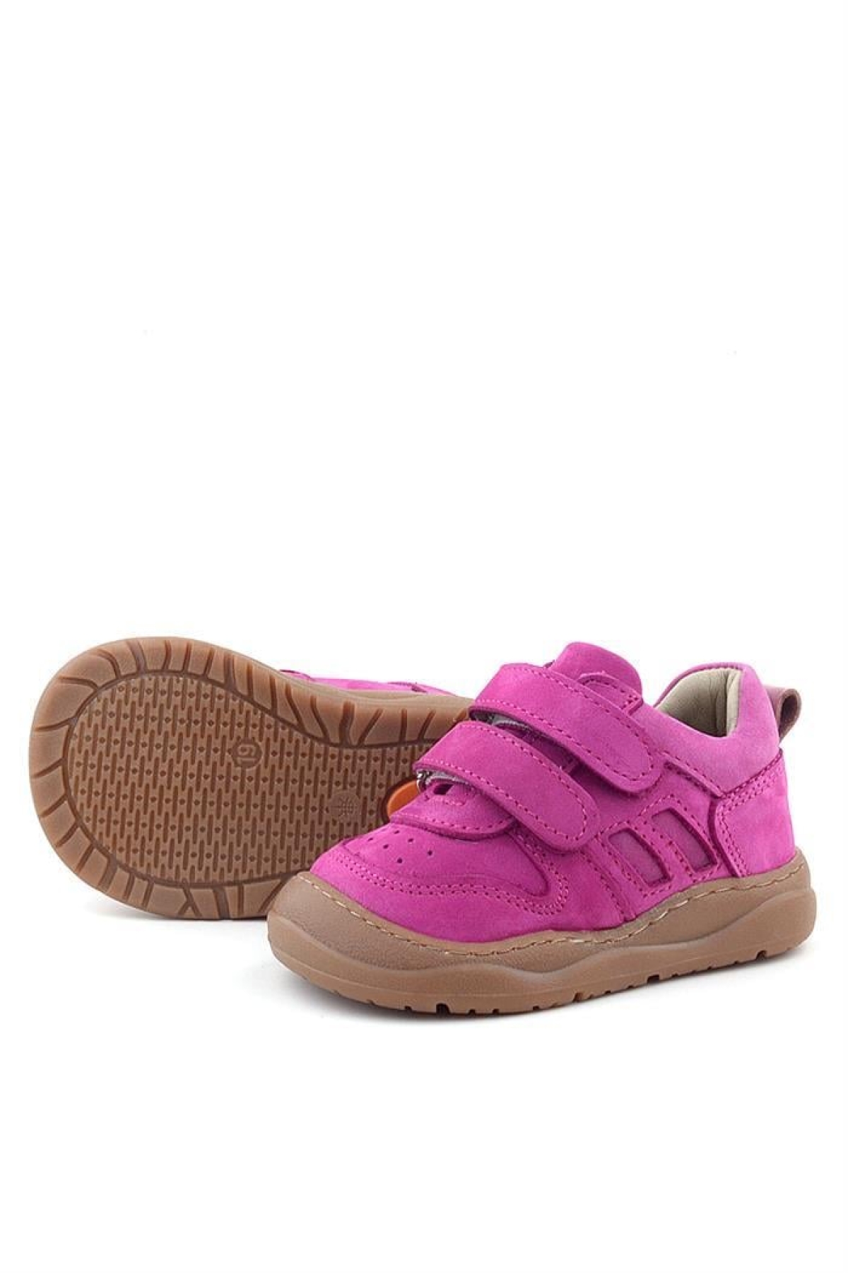 Schaggy Hakiki Deri Fuşya Bebek Spor Ayakkabı - Görsel 7