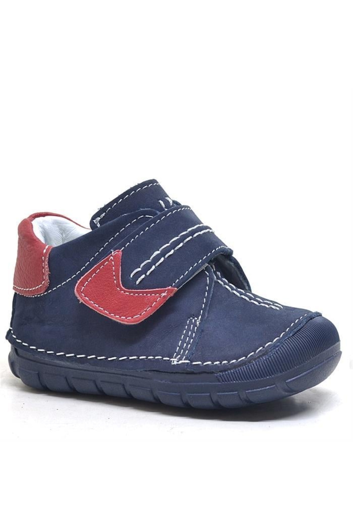 Popeye Hakiki Deri Lacivert İlk Adım Unisex Bebek Ayakkabısı - Görsel 4
