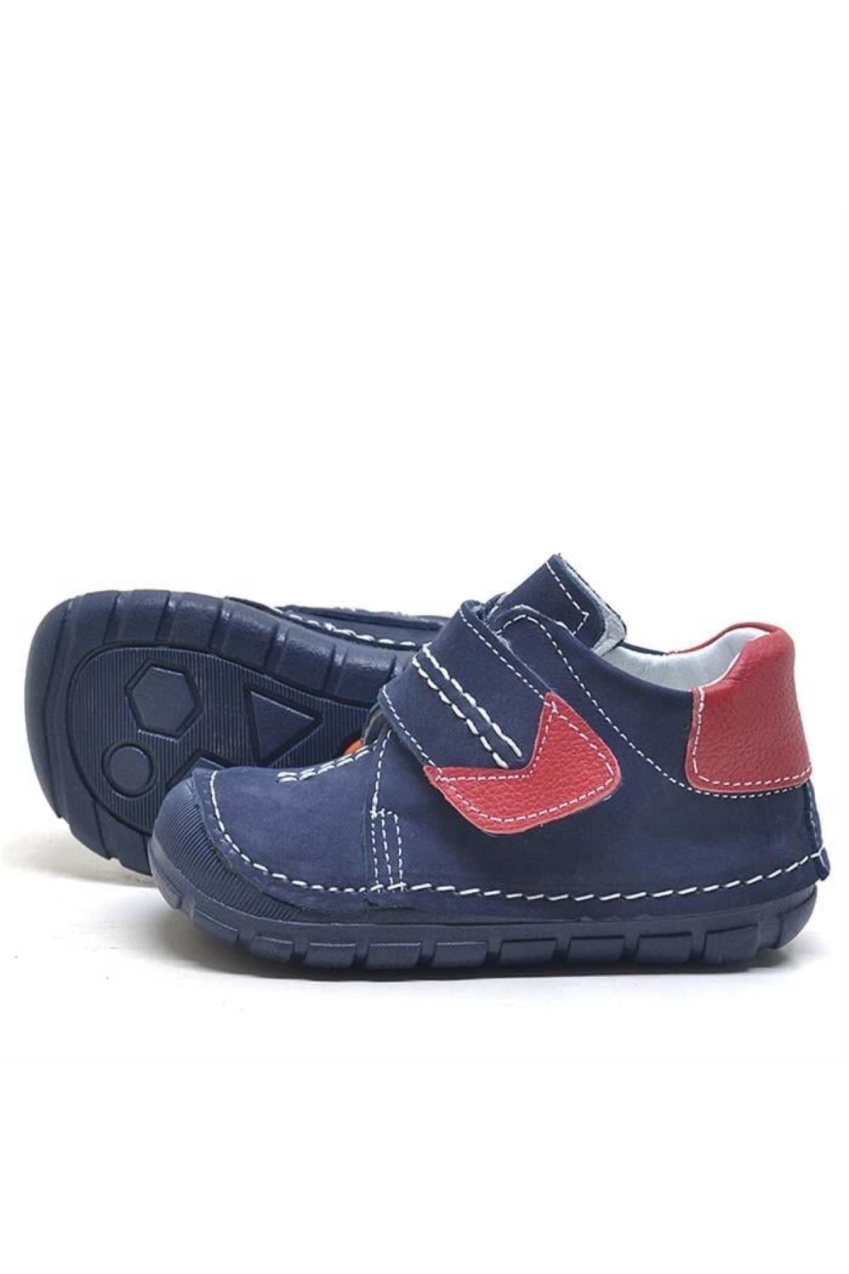 Popeye Hakiki Deri Lacivert İlk Adım Unisex Bebek Ayakkabısı - Görsel 9