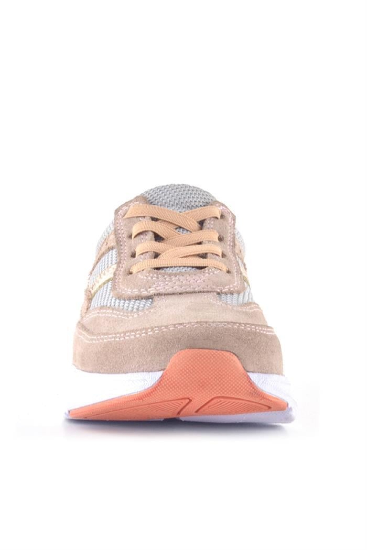 Hakiki Deri Anatomik Pudra Lastik Bağcıklı Hafif Kız Çocuk Günlük Ayakkabı - Görsel 5