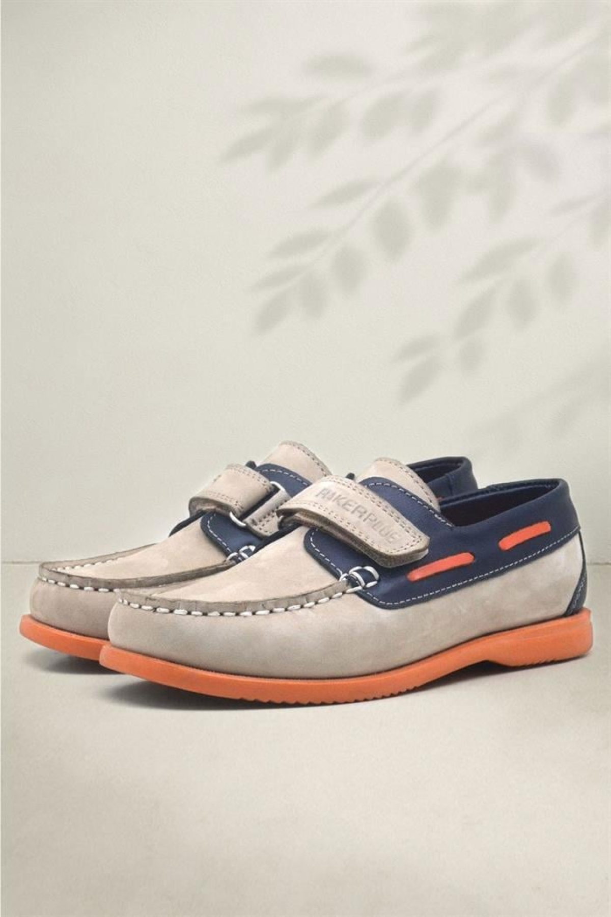 Simurg Hakiki Deri Lacivert Kum Rengi Erkek Çocuk Ayakkabı - Görsel 3