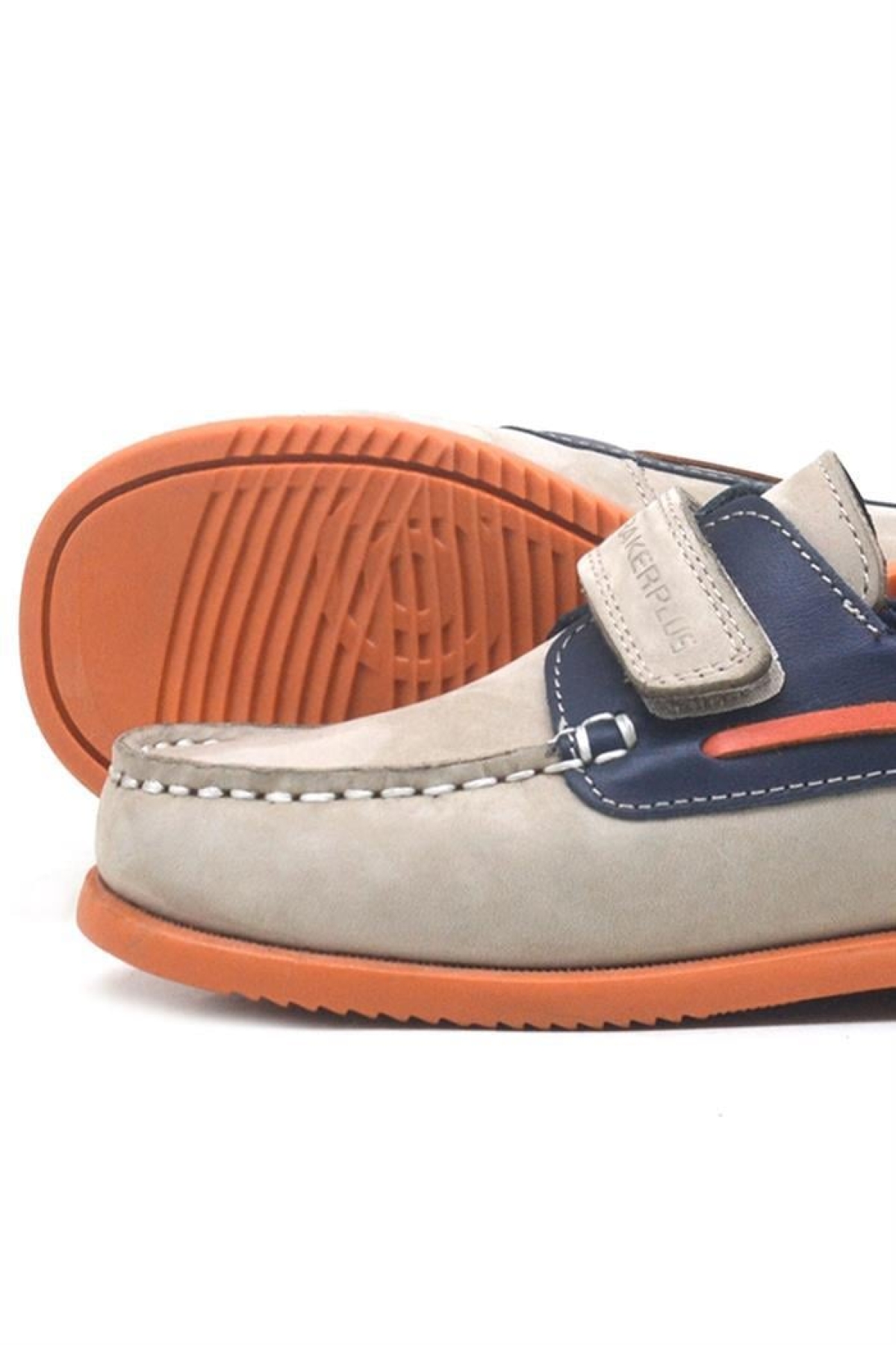 Simurg Hakiki Deri Lacivert Kum Rengi Erkek Çocuk Ayakkabı - Görsel 8