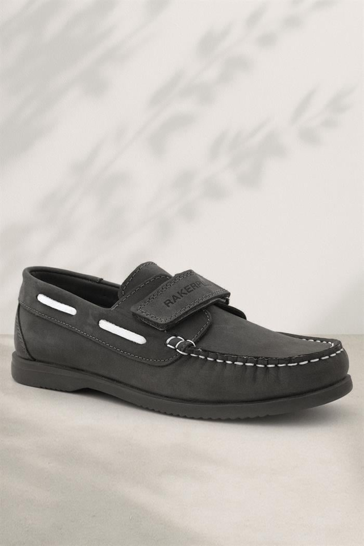 Simurg Hakiki Deri Gri Erkek Çocuk Ayakkabı - Görsel 5