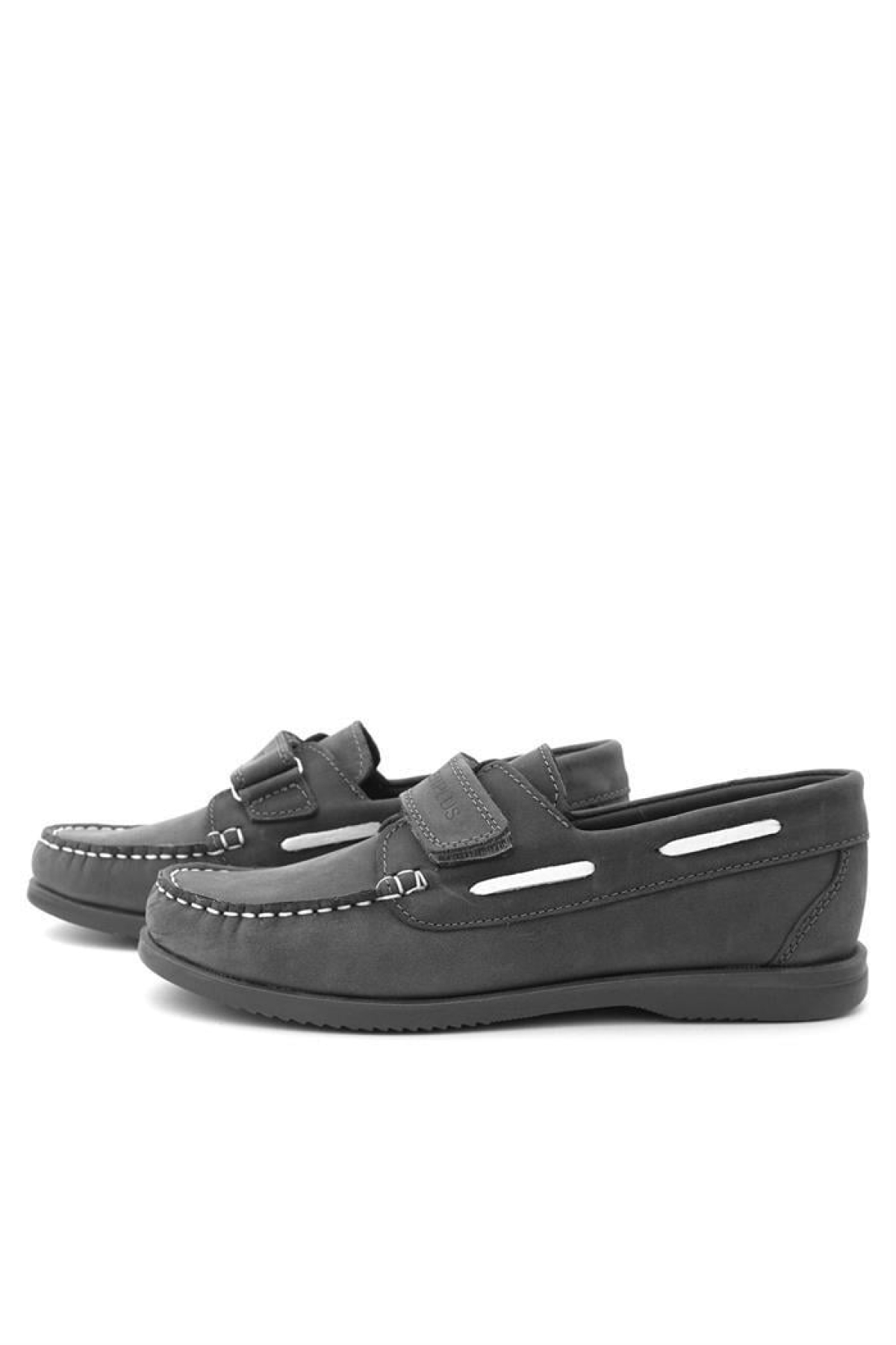 Simurg Hakiki Deri Gri Erkek Çocuk Ayakkabı - Görsel 7