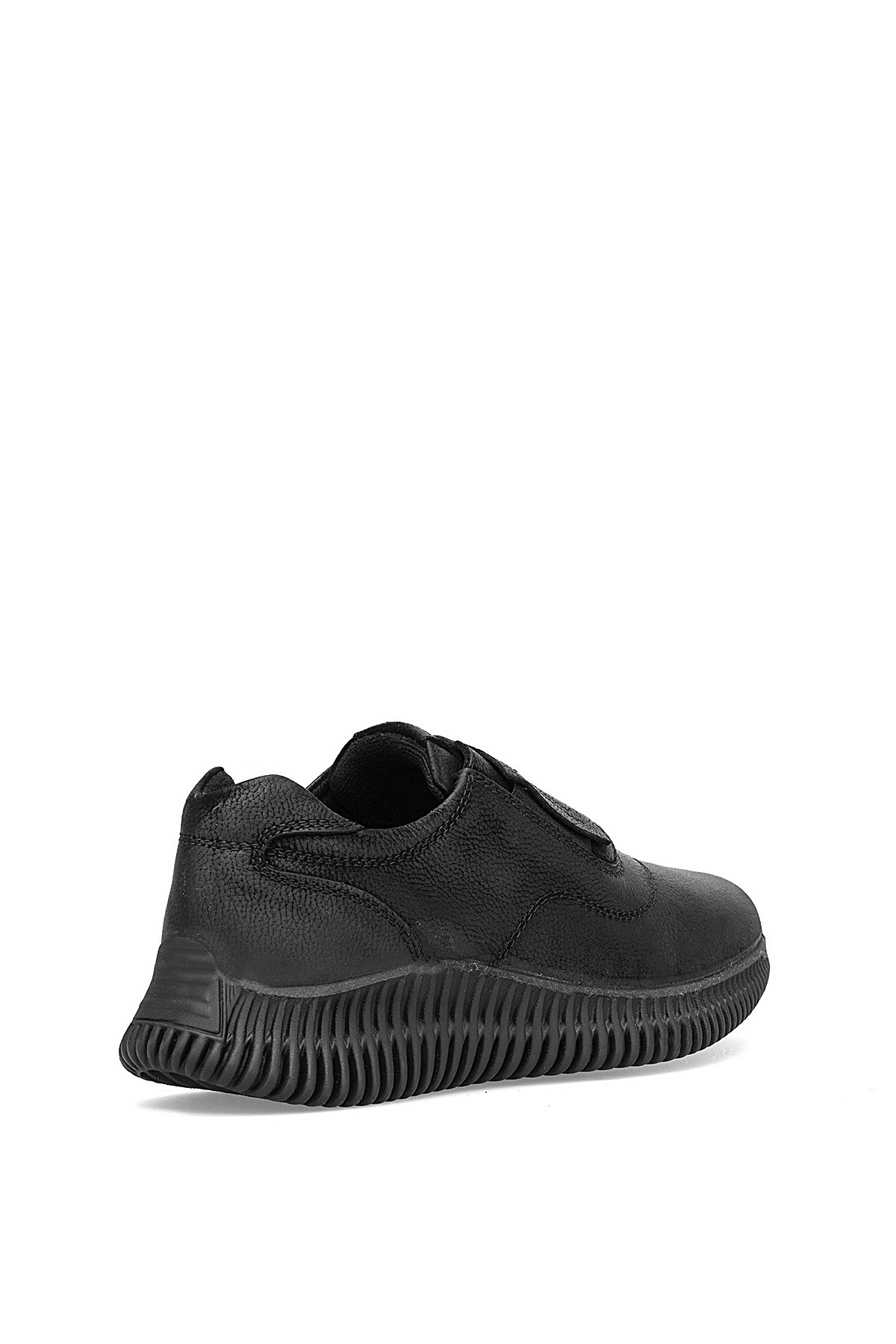 D25KA-3475 Kadın Hakiki Nubuk Deri Casual Ayakkabı Siyah - Görsel 5